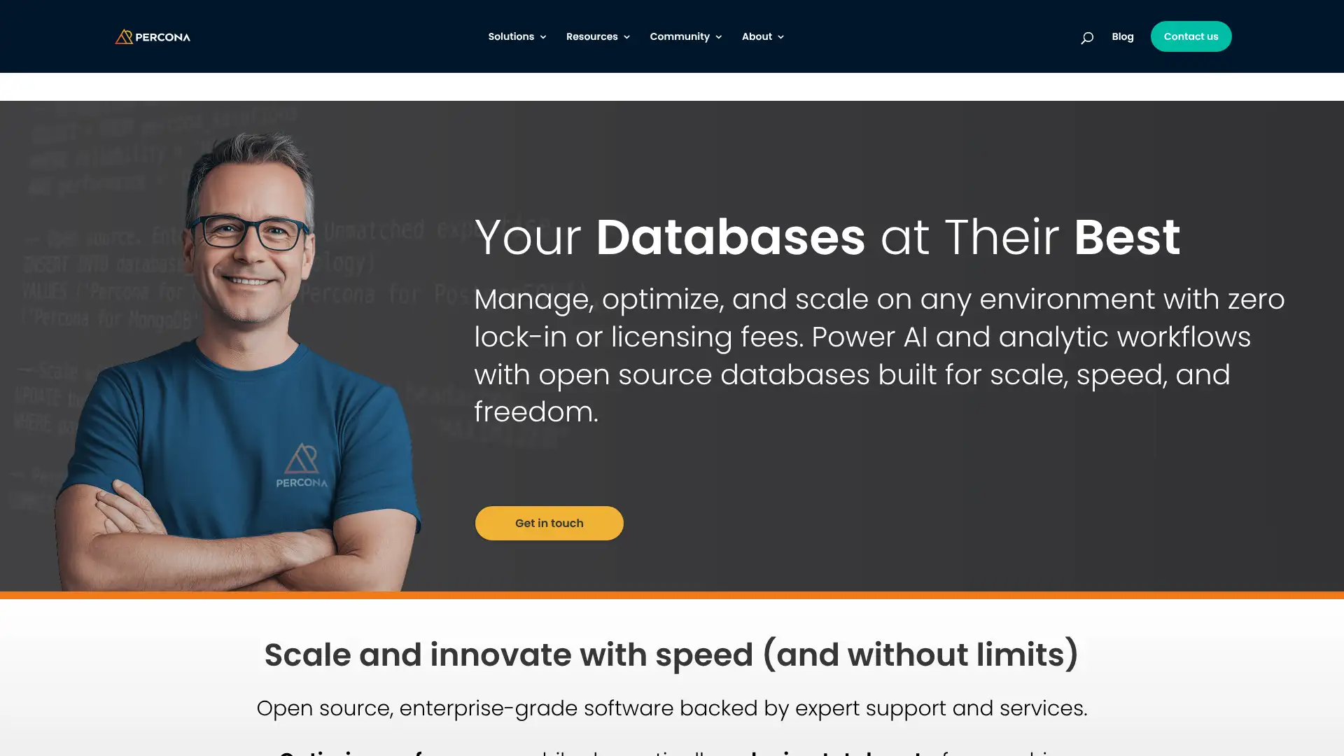 Percona screenshot