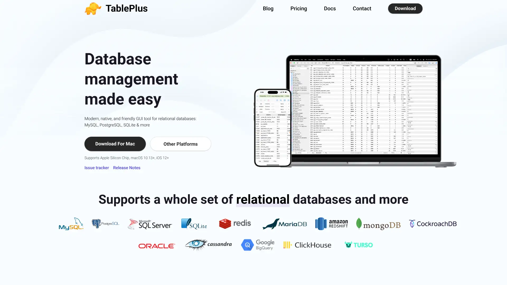 TablePlus screenshot
