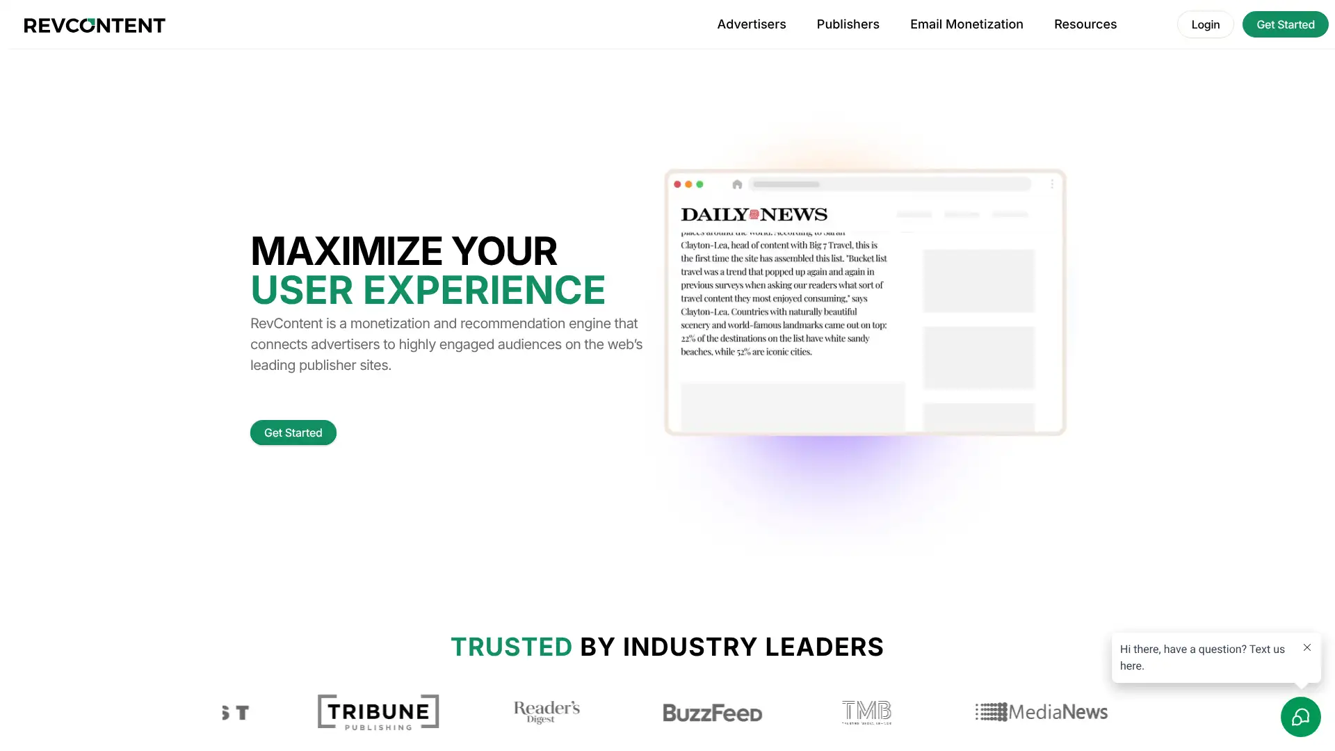 Revcontent screenshot