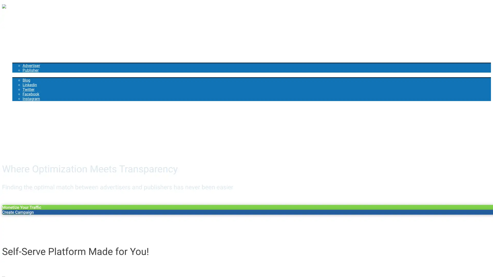 Bidvertiser screenshot