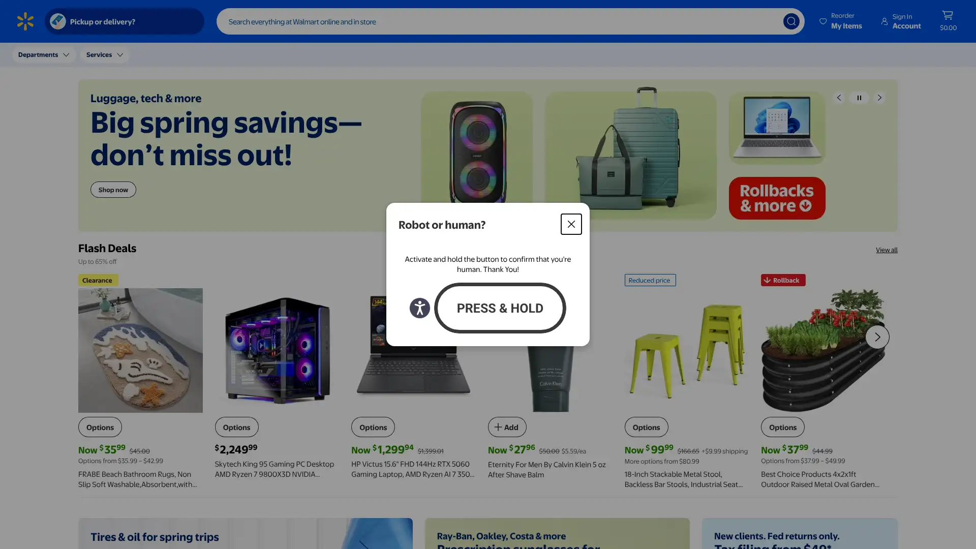 Walmart Affiliate Program screenshot