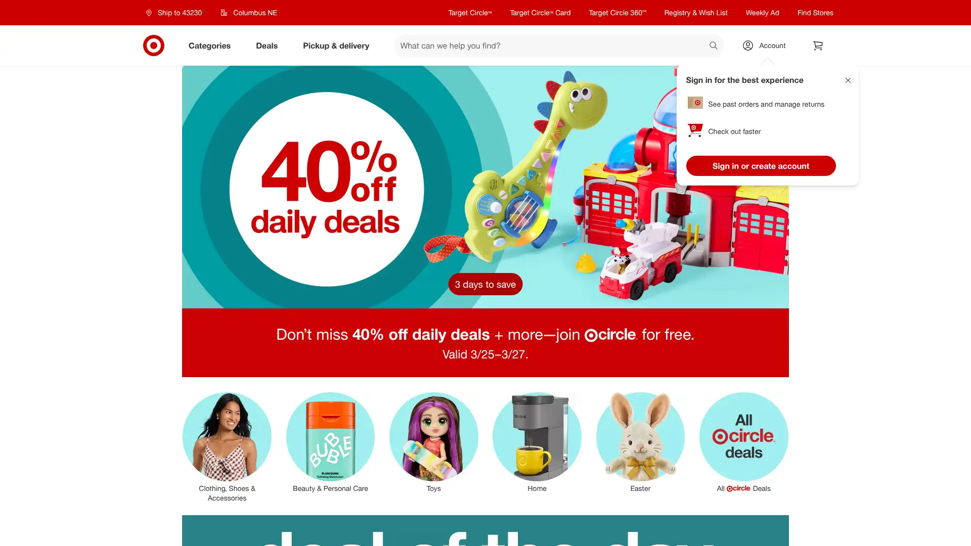 Target Affiliate Program screenshot