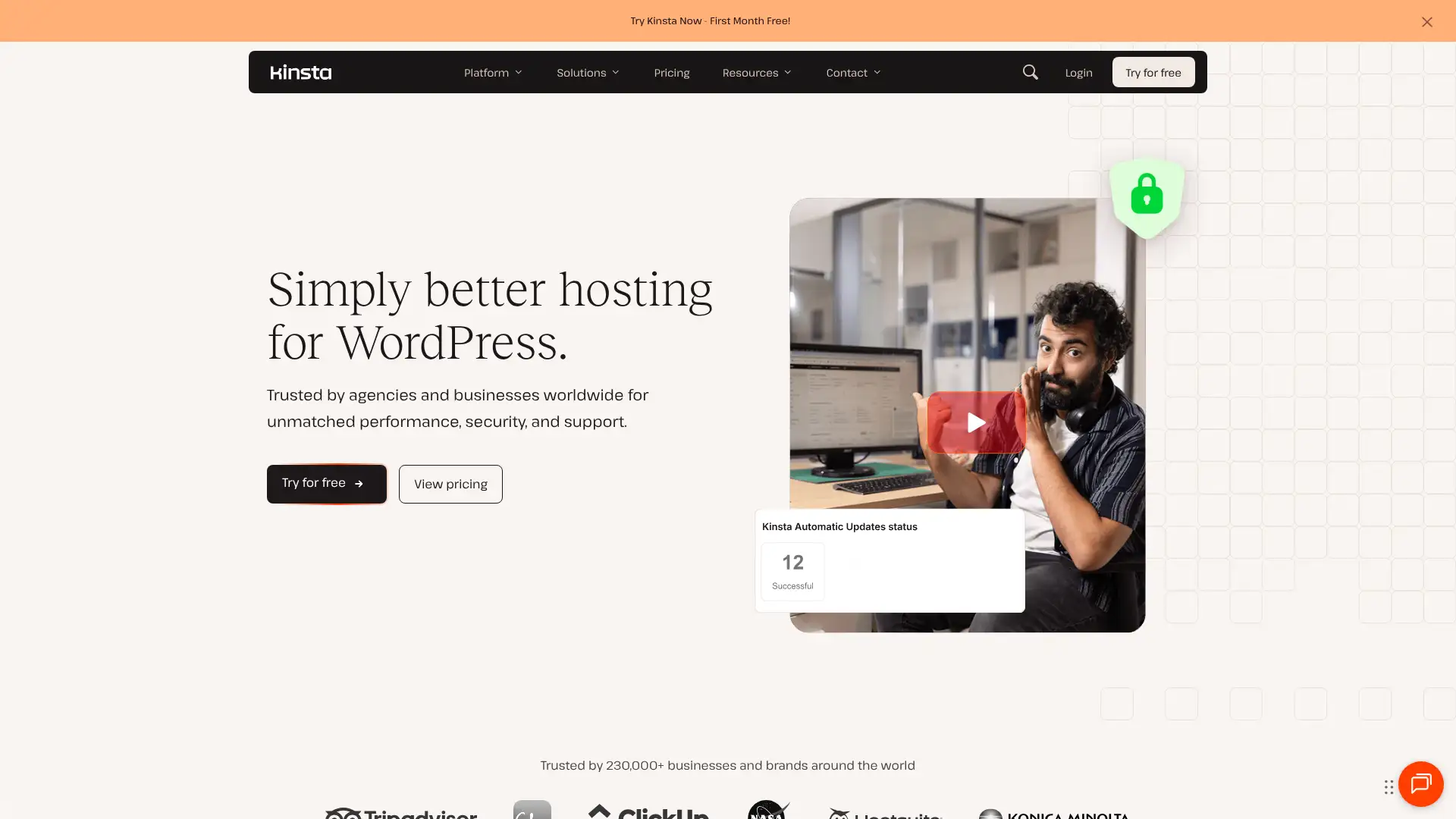 Kinsta Affiliates screenshot