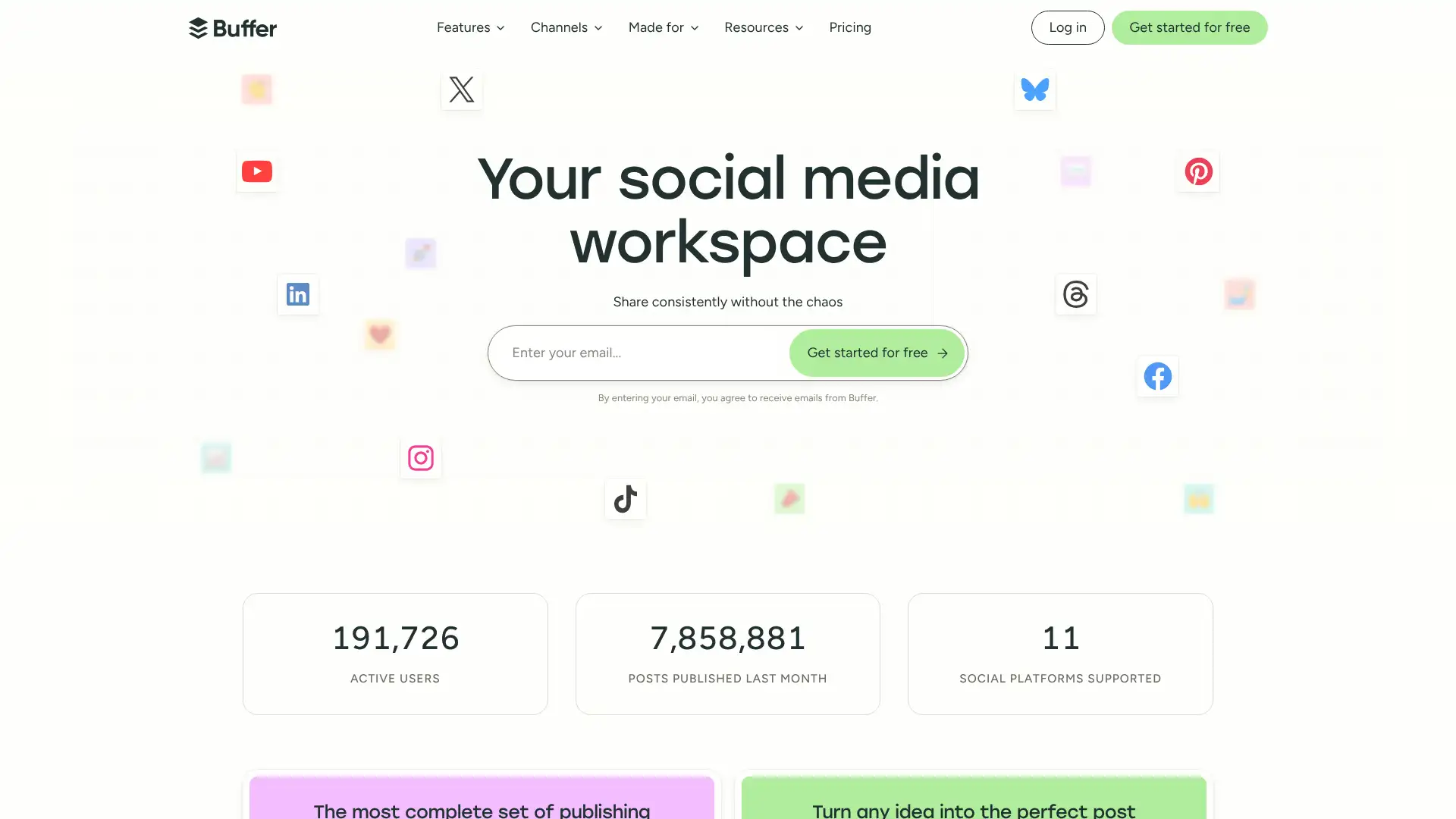 Buffer screenshot