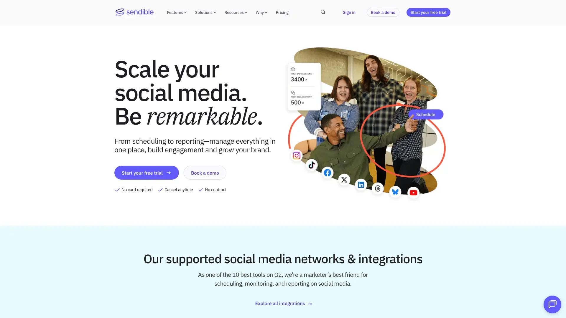 Sendible screenshot