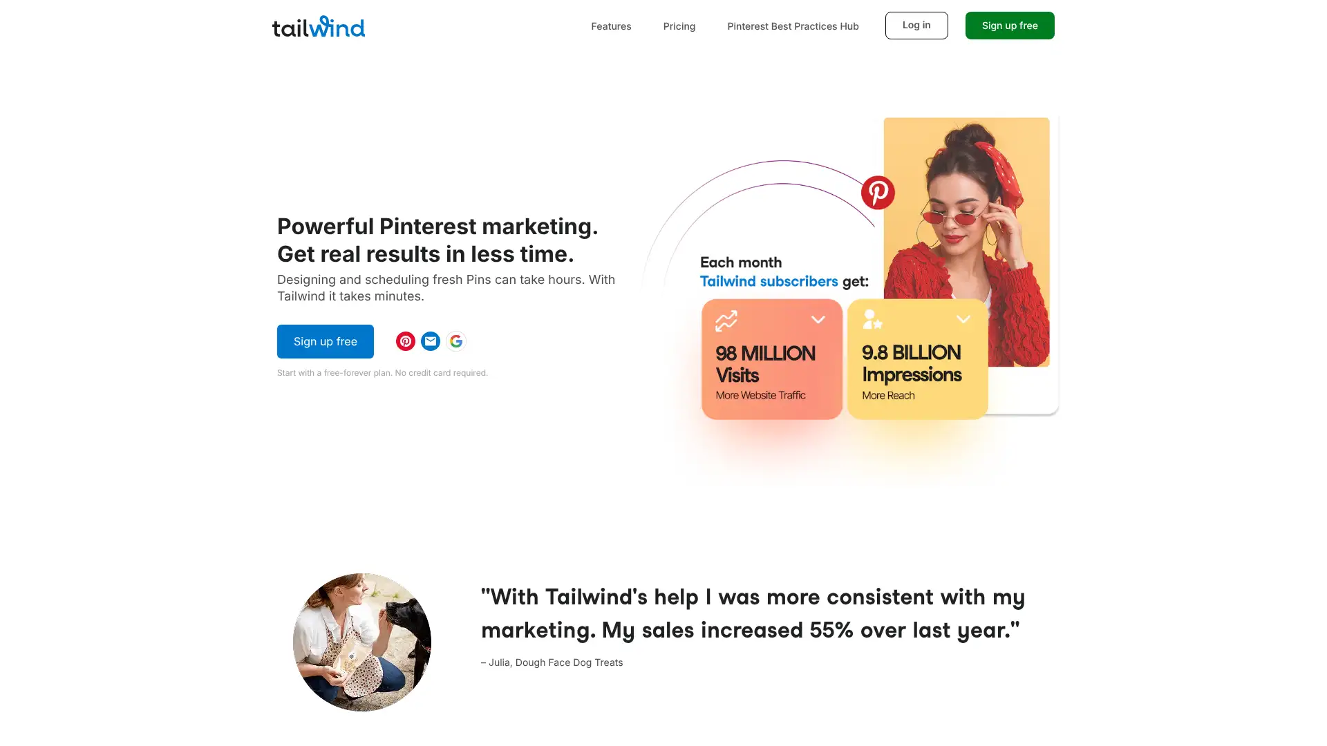 Tailwind screenshot