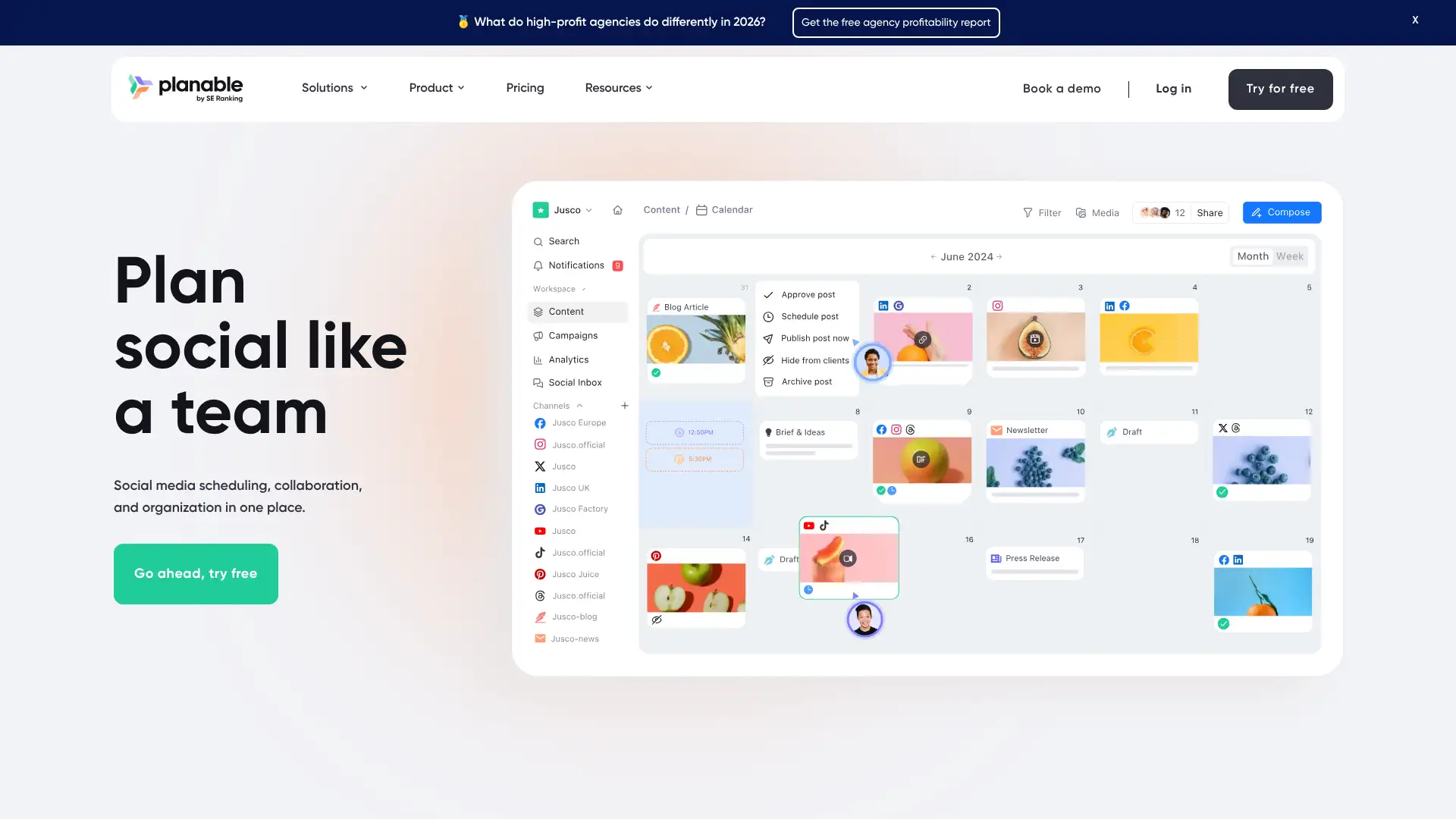 Planable screenshot