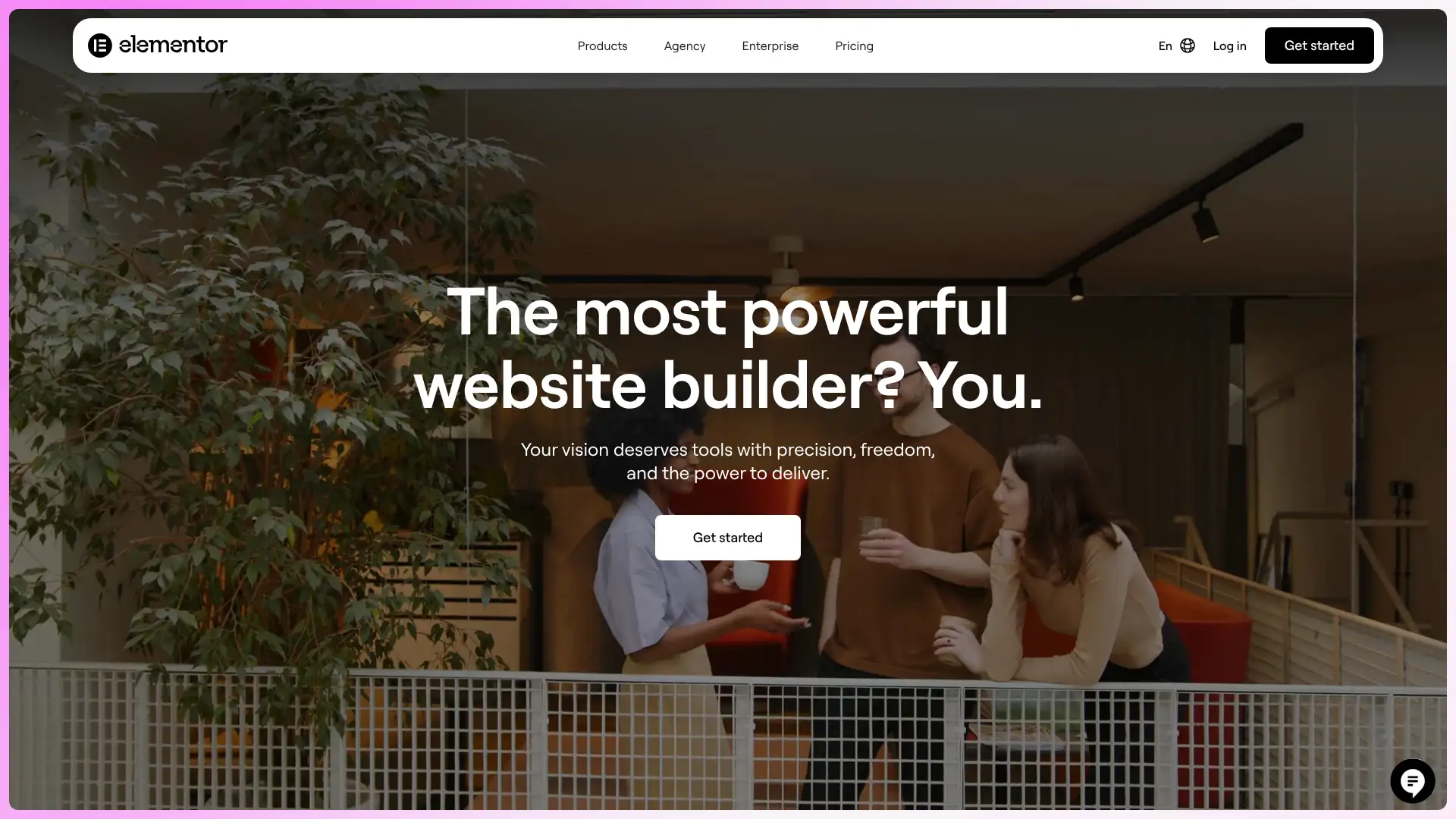 Elementor screenshot