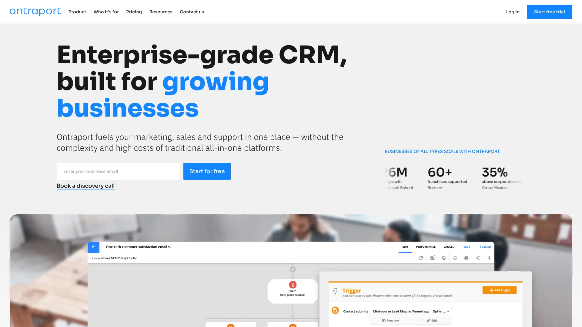 Ontraport screenshot