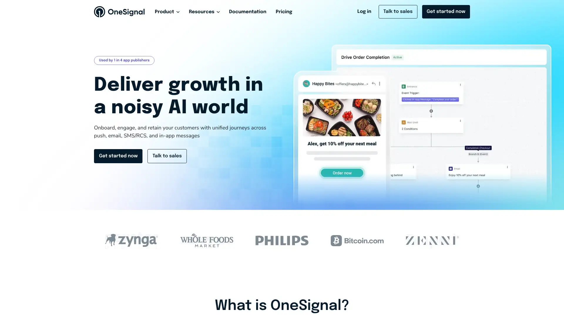 OneSignal screenshot