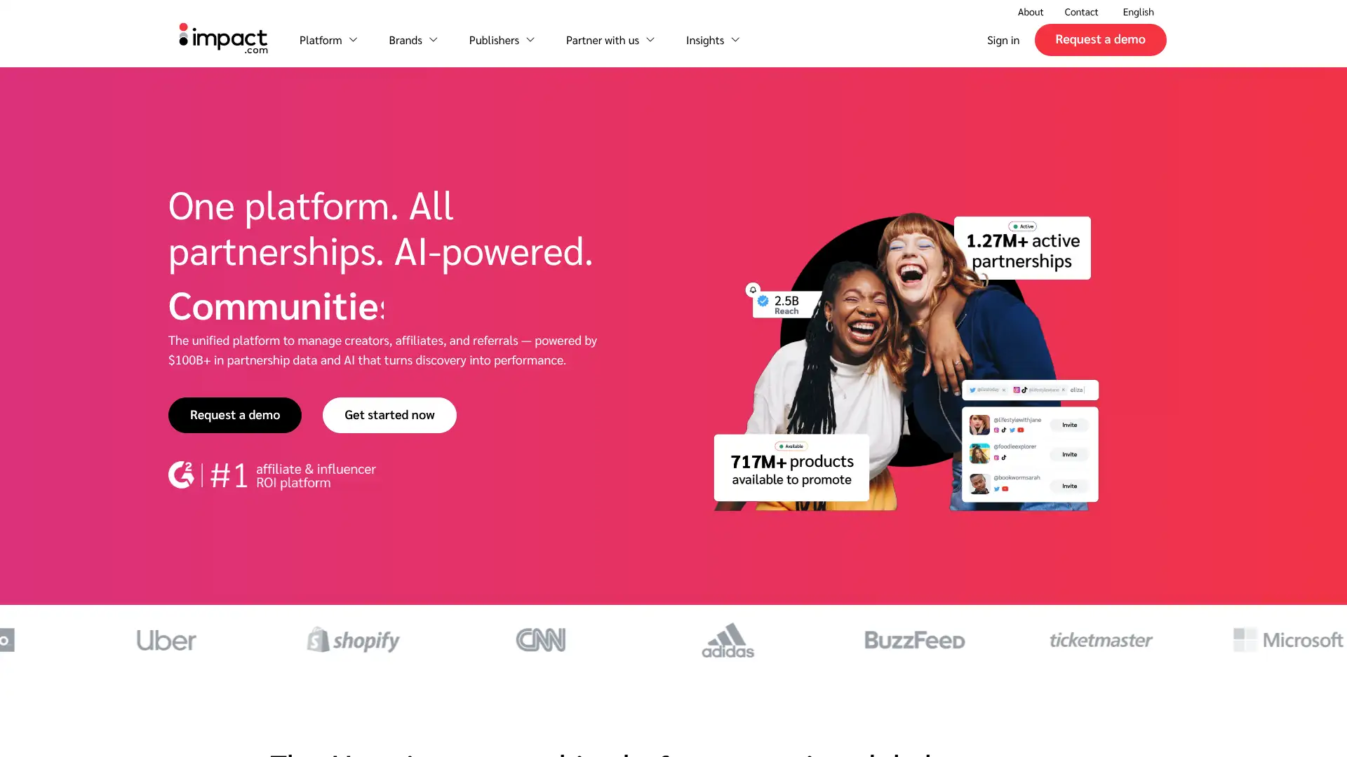 impact.com screenshot
