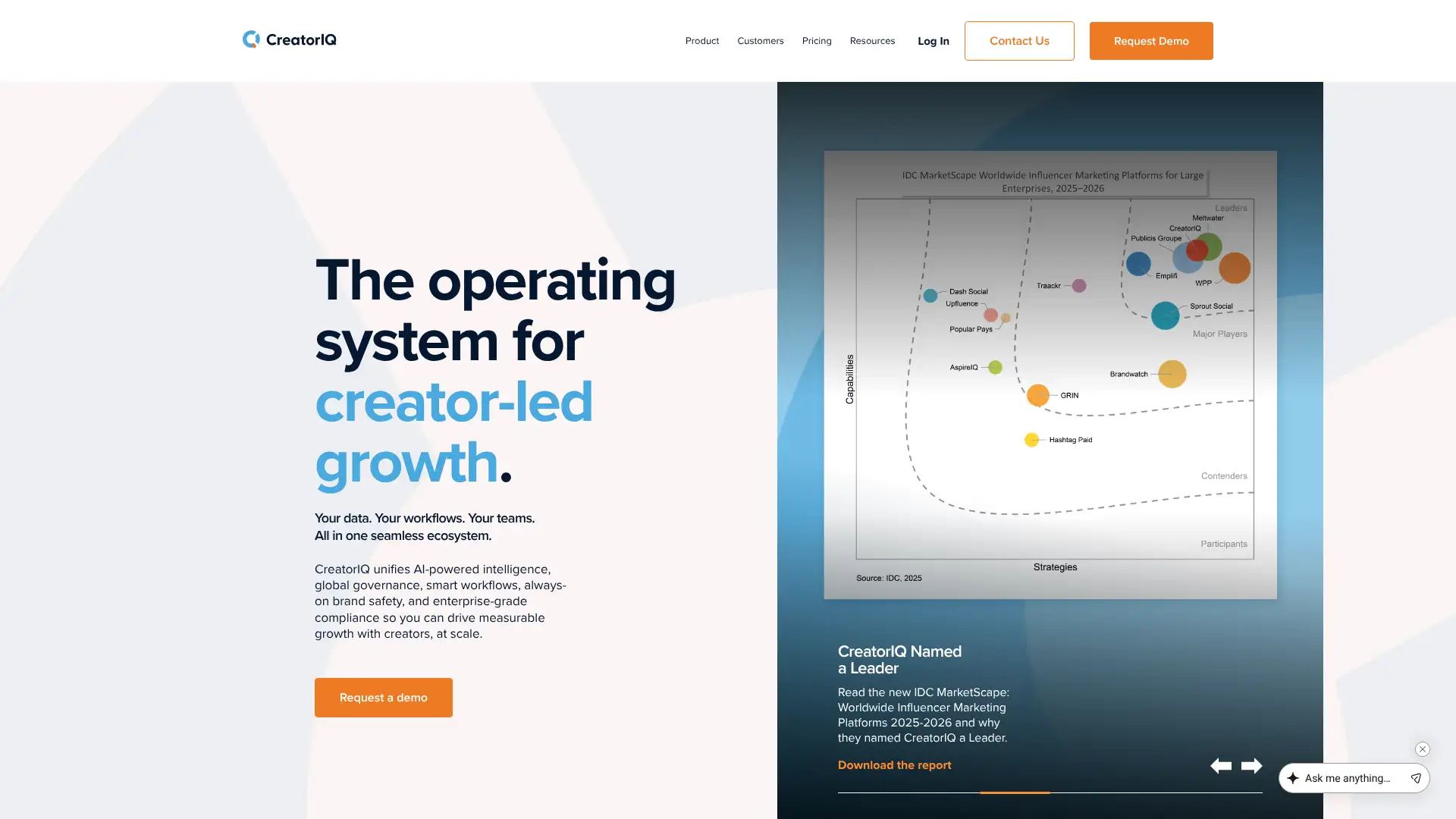 CreatorIQ screenshot
