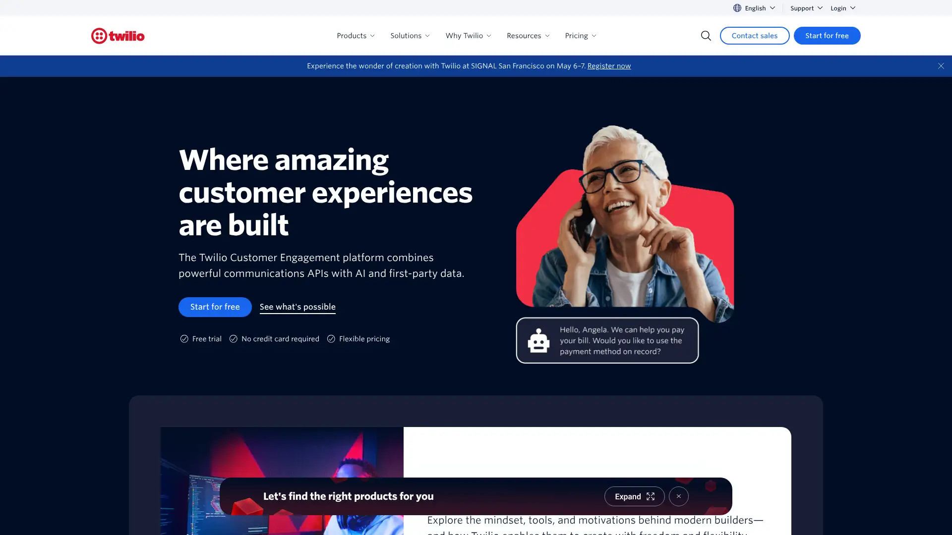 Twilio screenshot