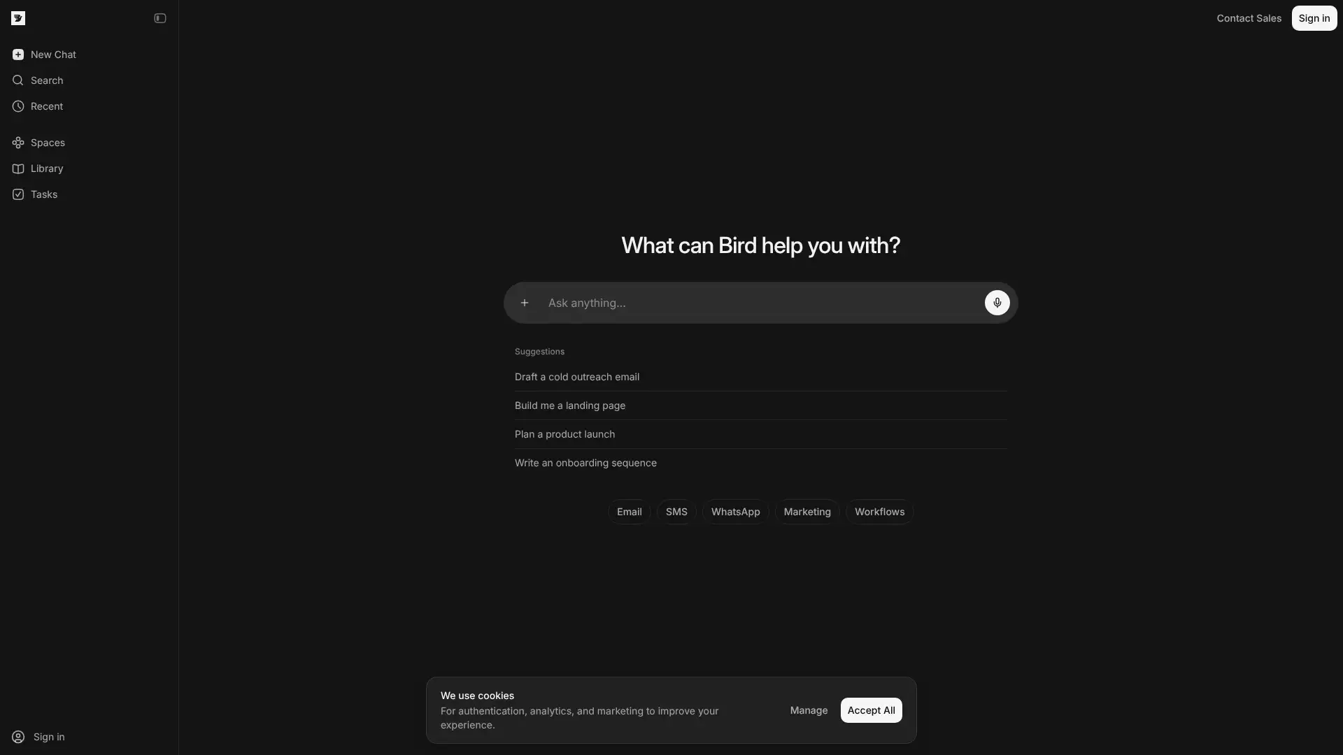 Bird screenshot