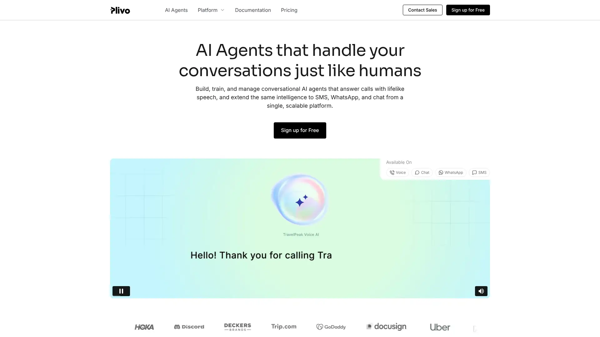 Plivo screenshot