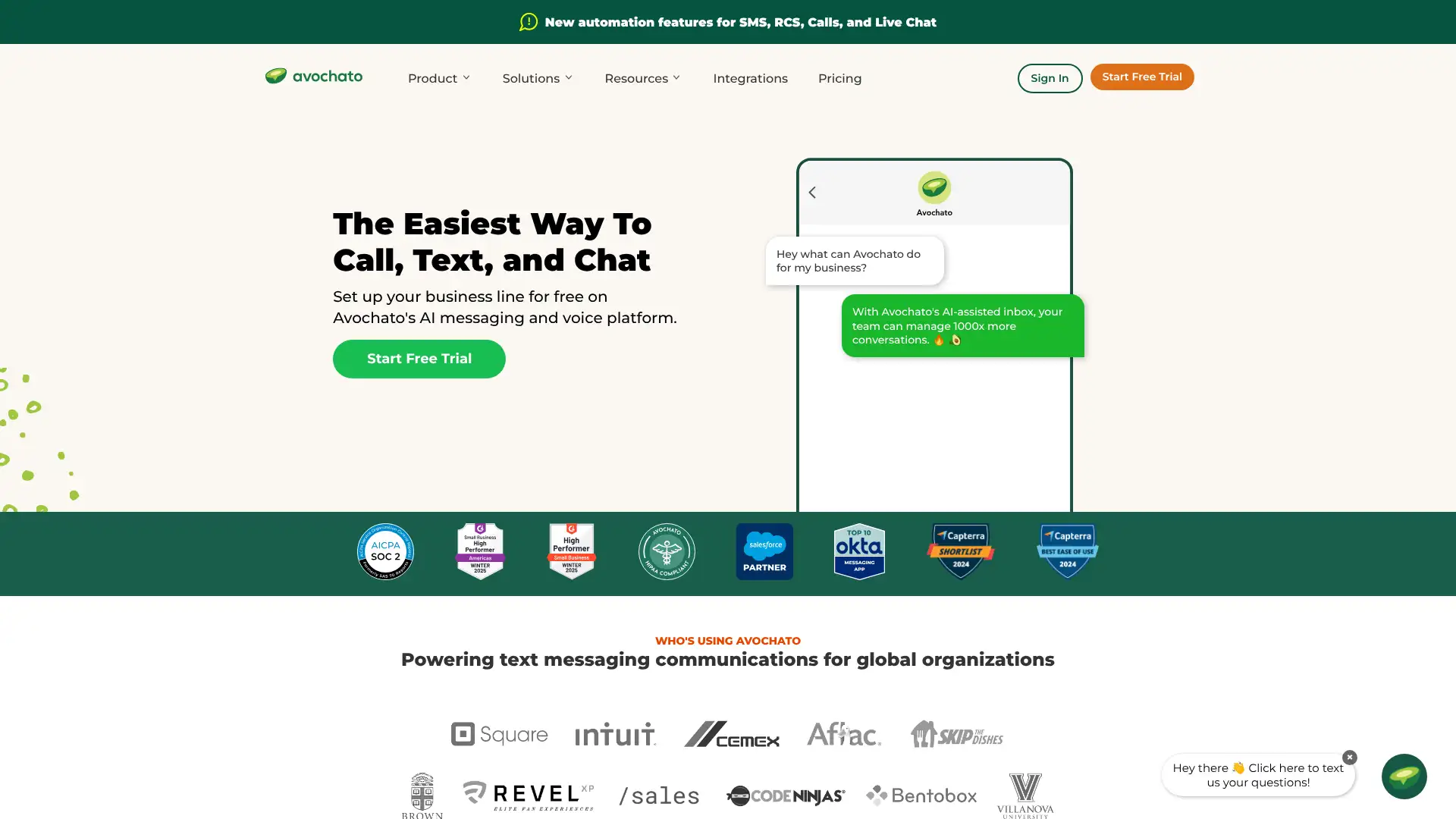 Avochato screenshot