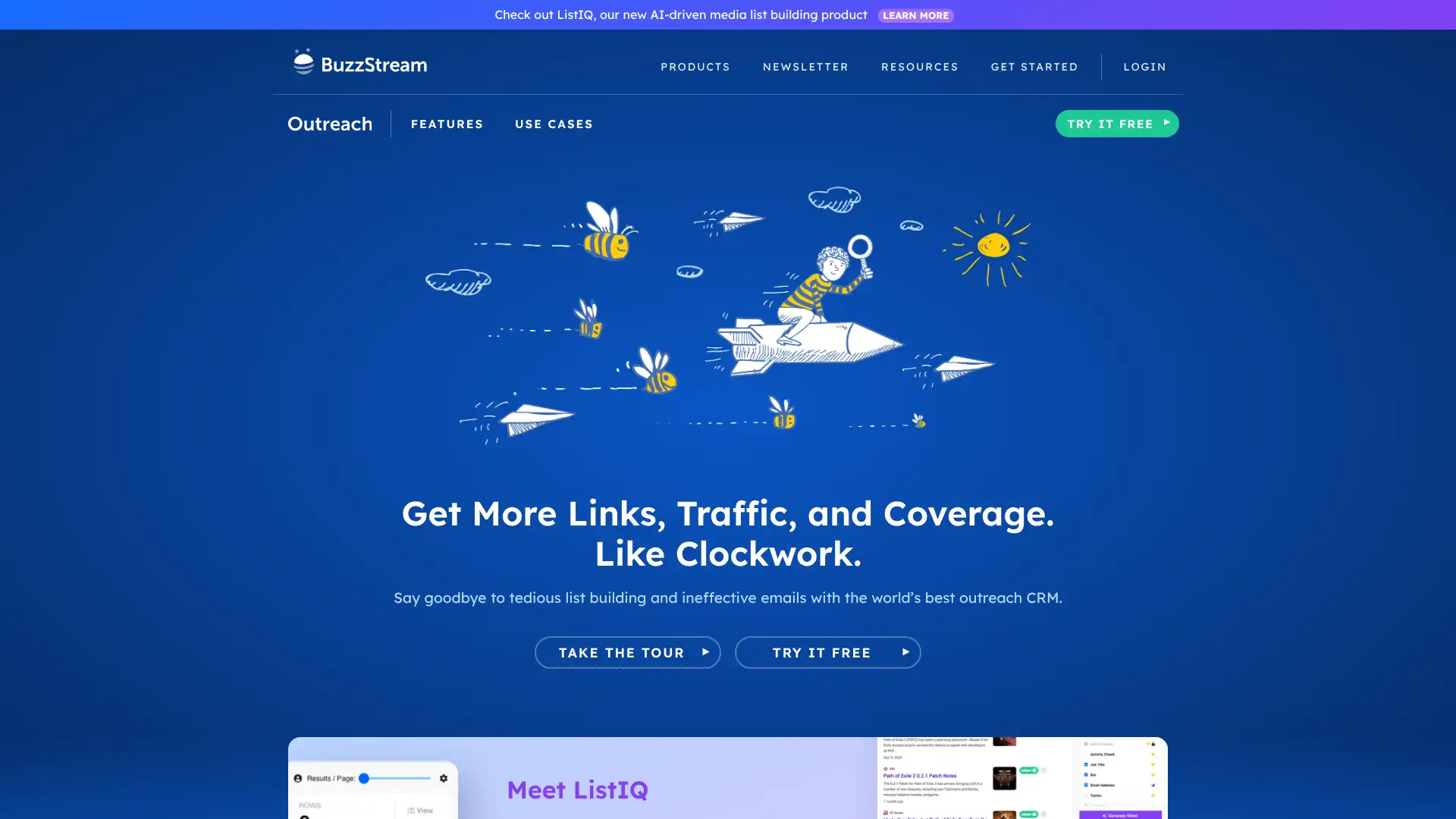 BuzzStream screenshot