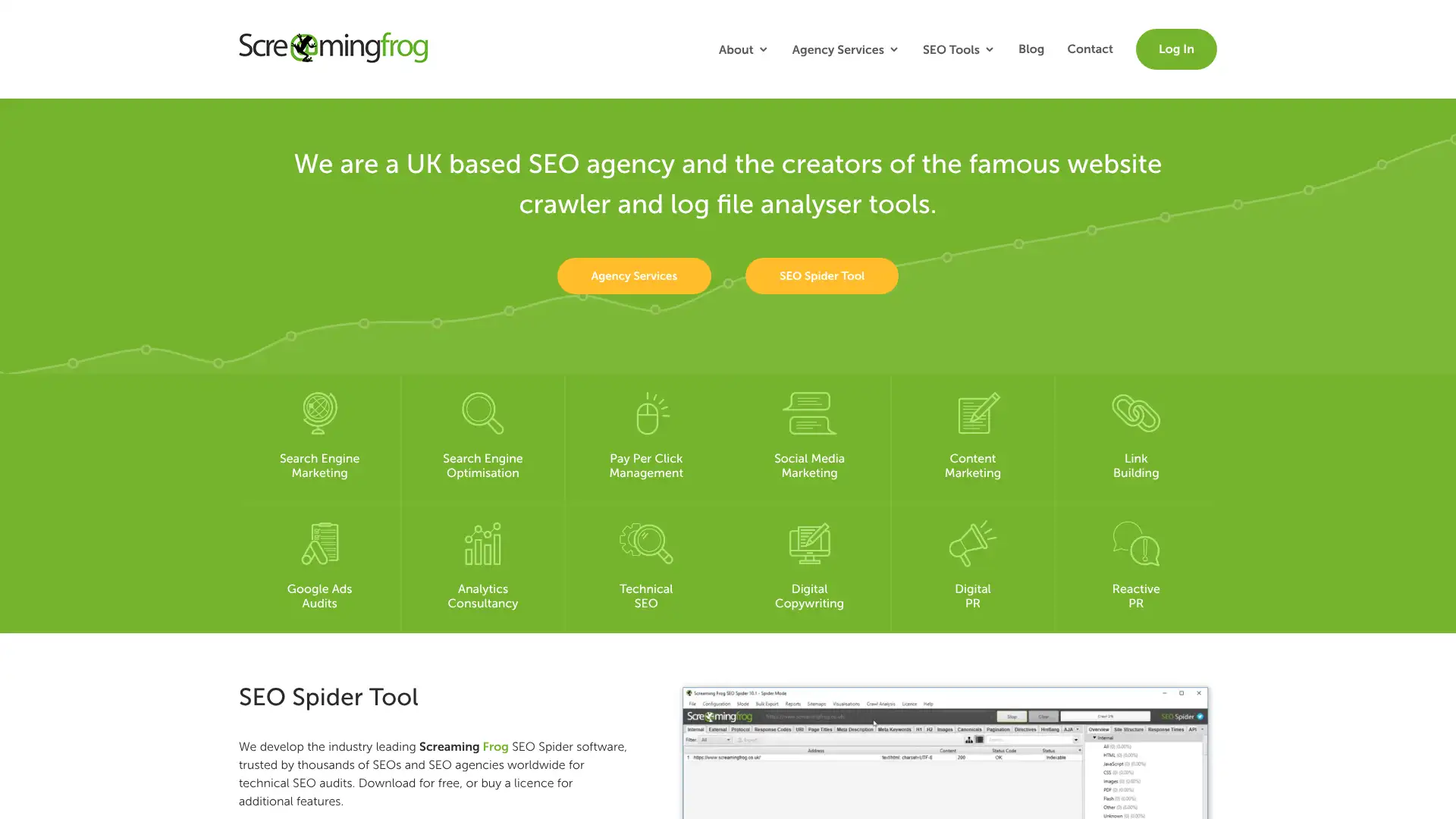 Screaming Frog screenshot
