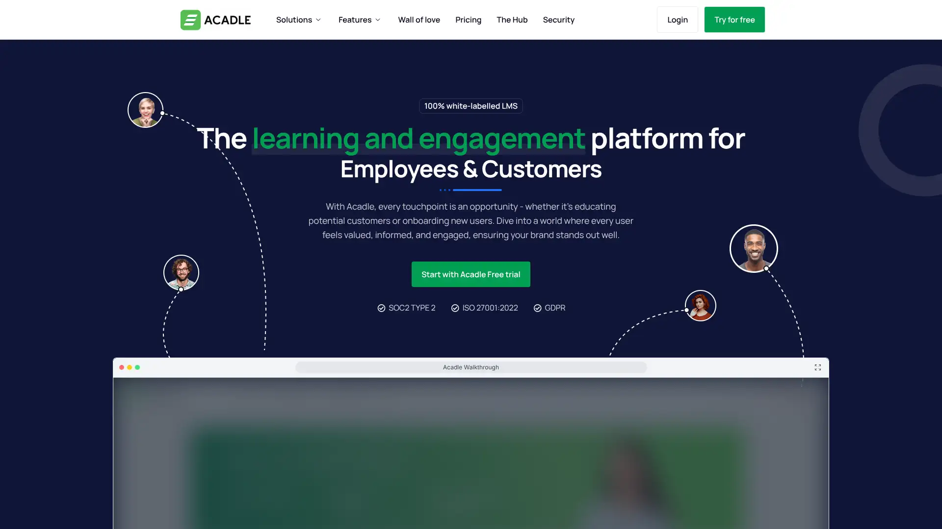 Acadle screenshot