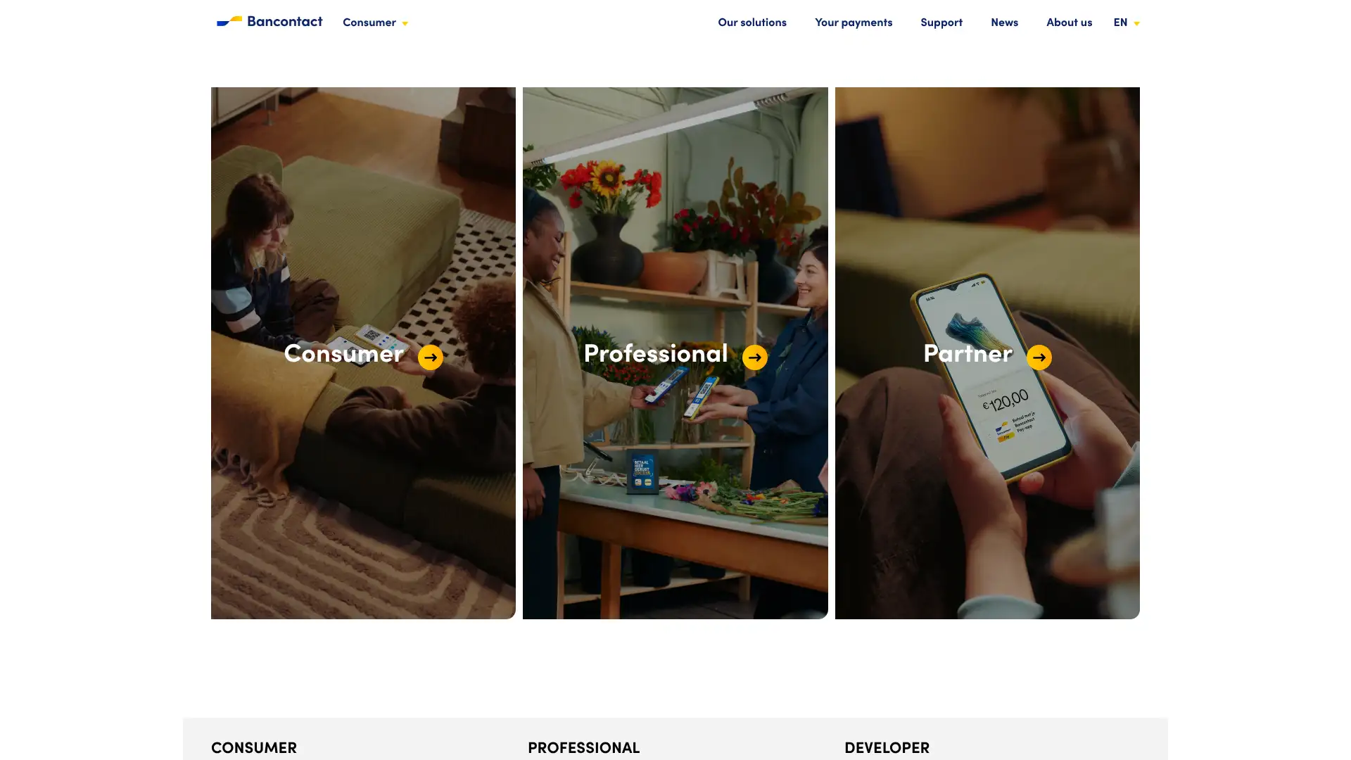 Bancontact screenshot