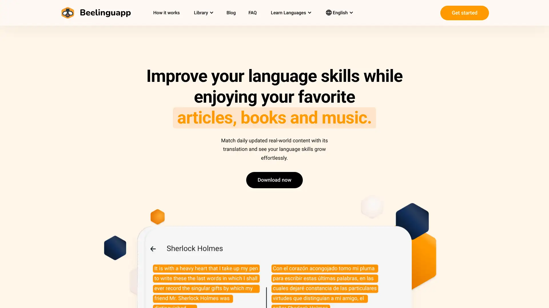 Beelinguapp screenshot