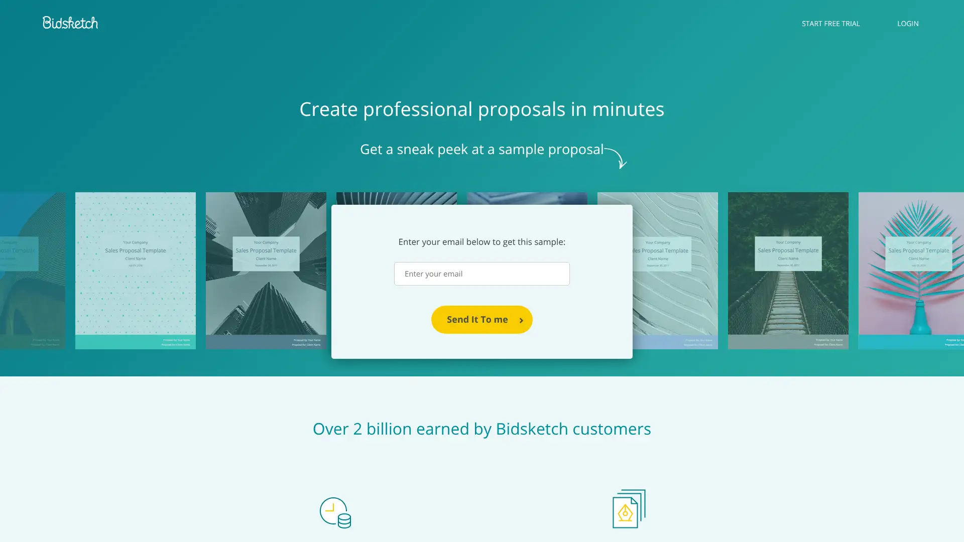 Bidsketch screenshot