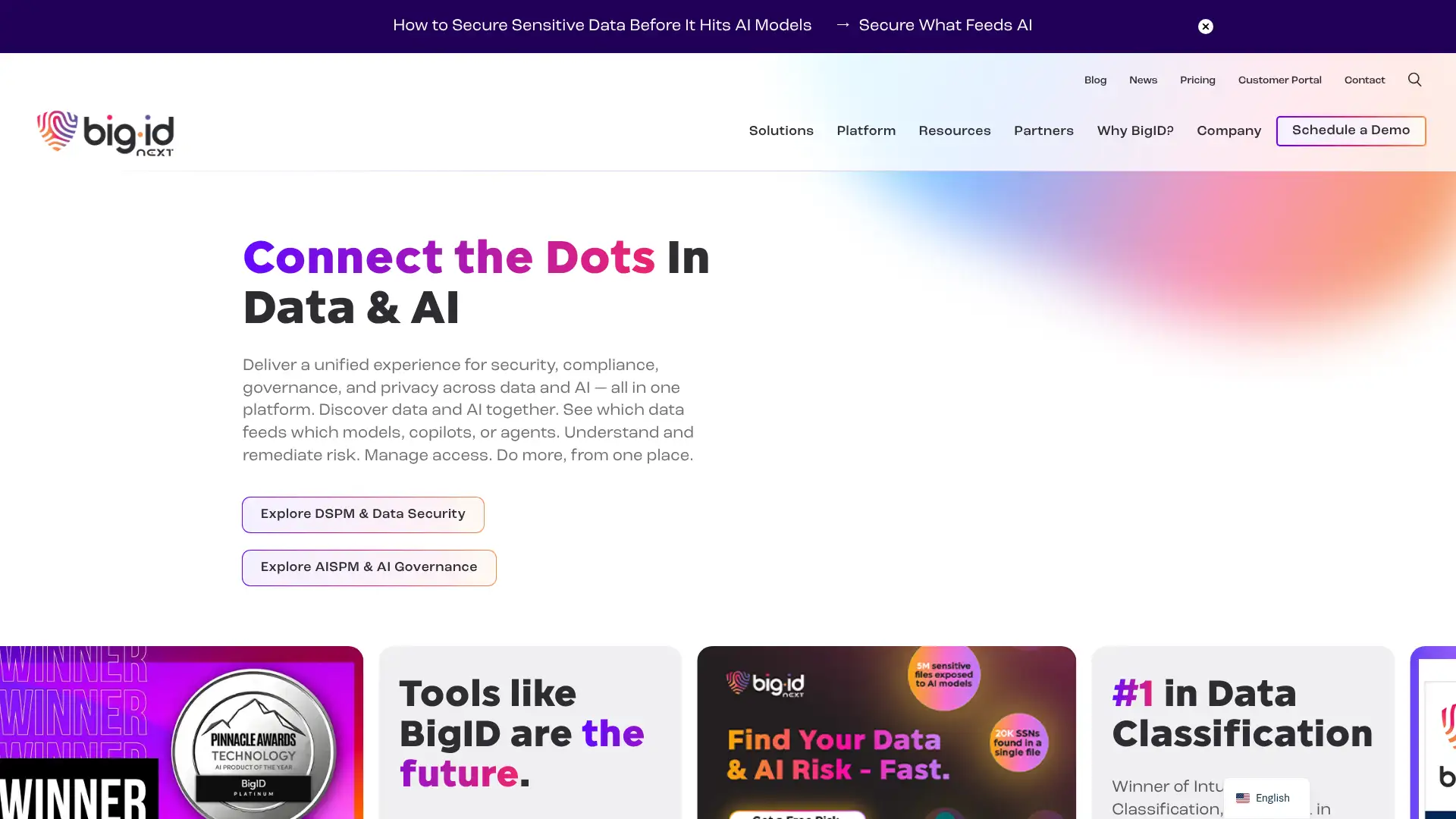 BigID screenshot
