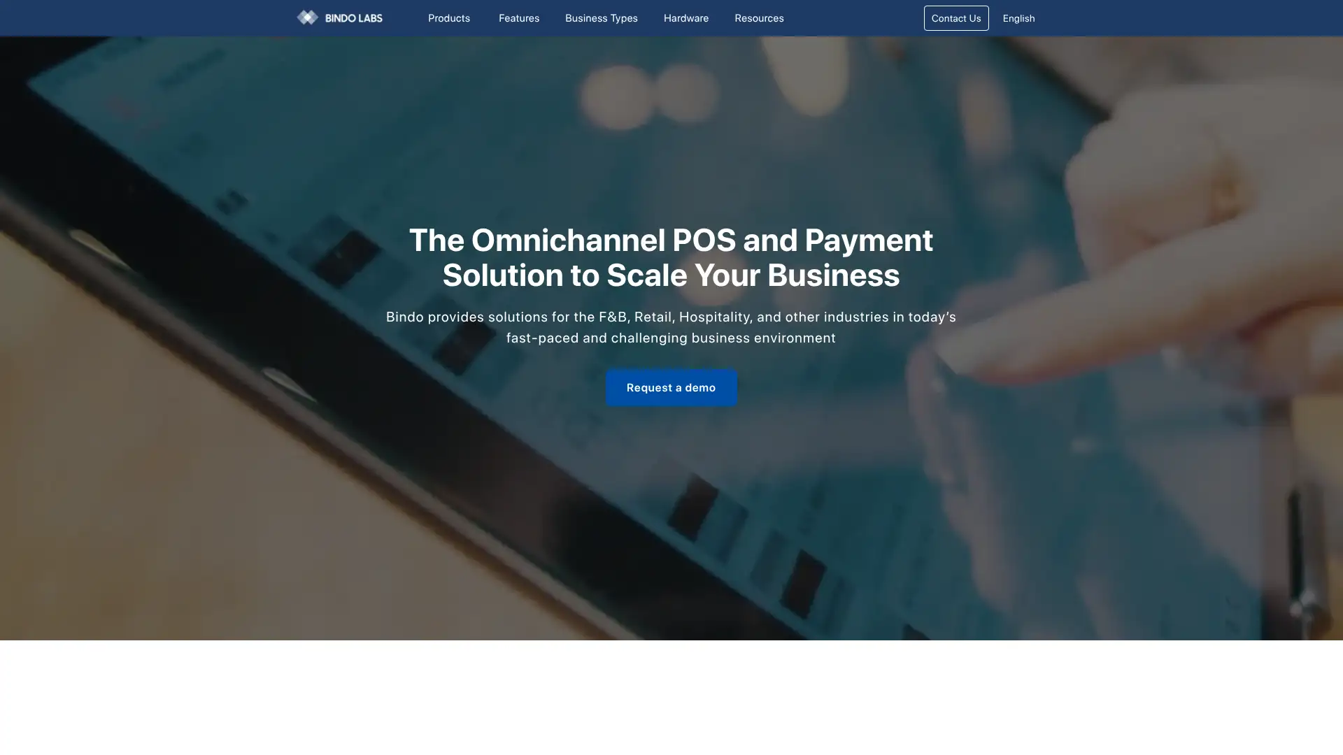 Bindo POS screenshot