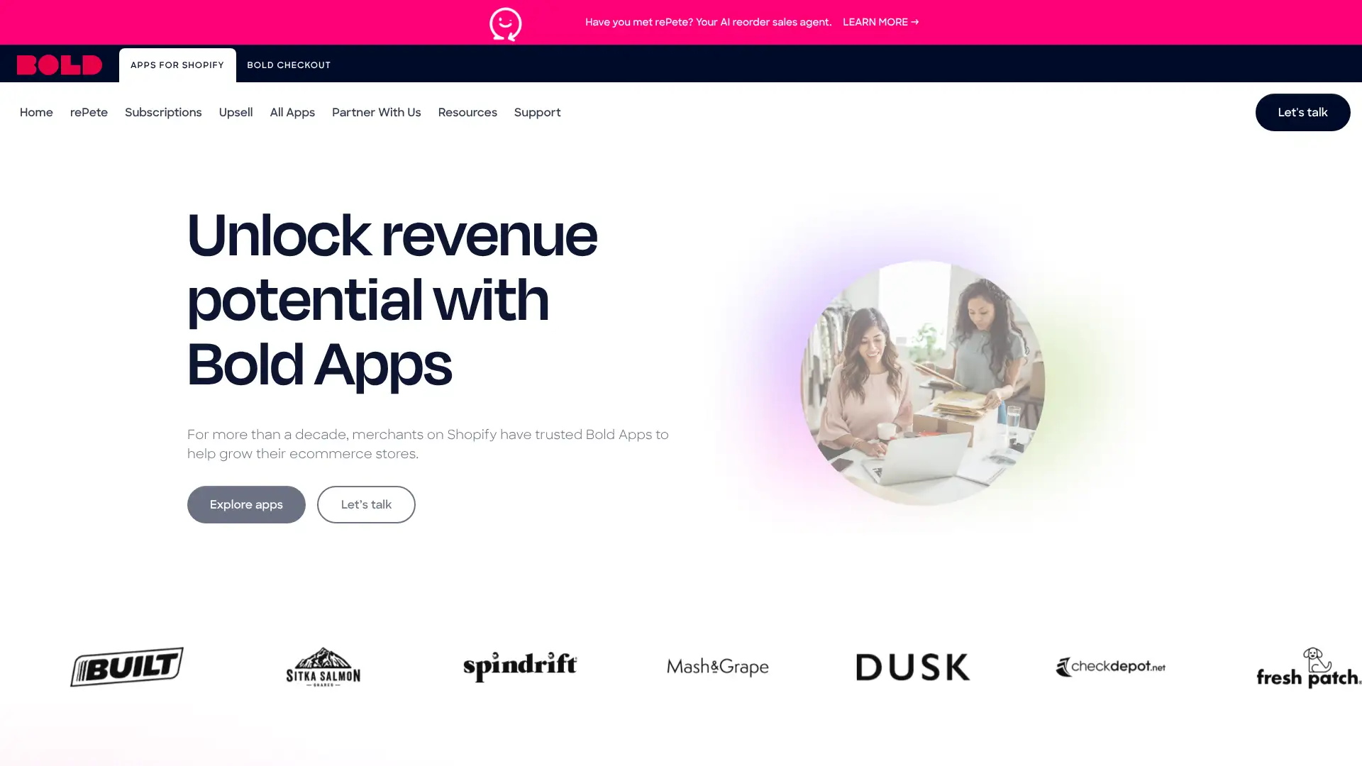 Bold Subscriptions screenshot