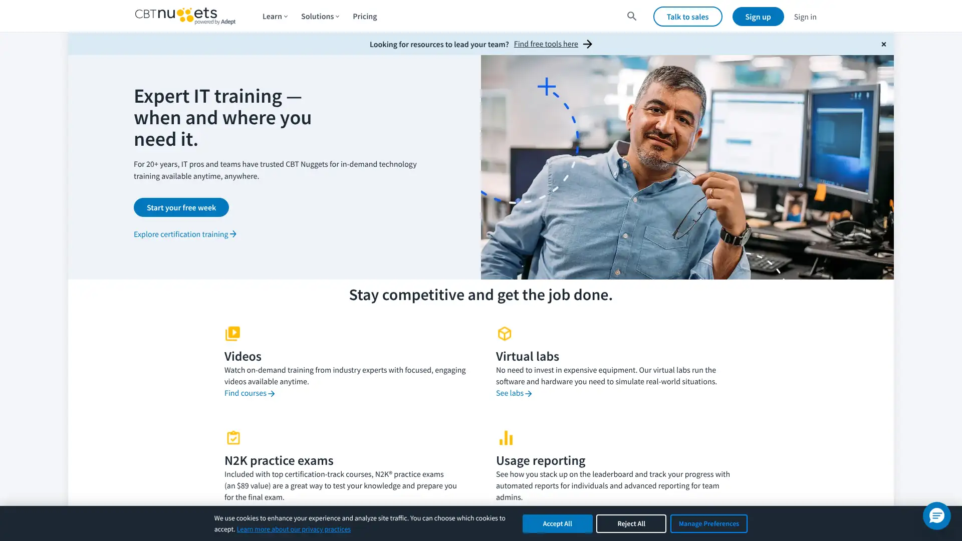 CBT Nuggets screenshot