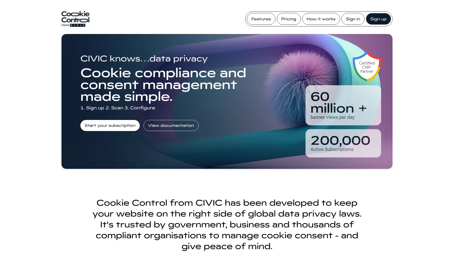 Cookie Control by CIVIC screenshot