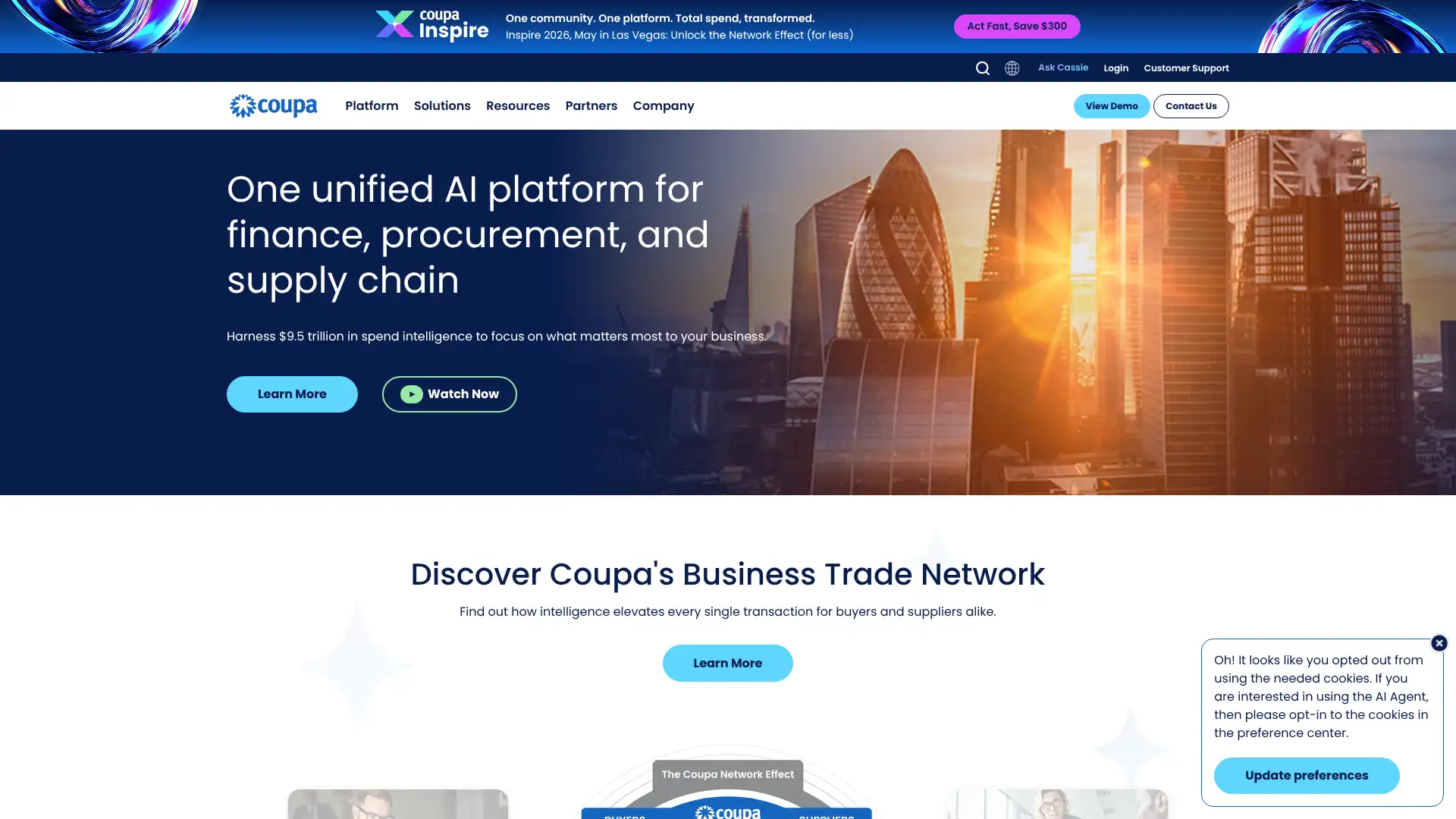 Coupa Contract Management screenshot