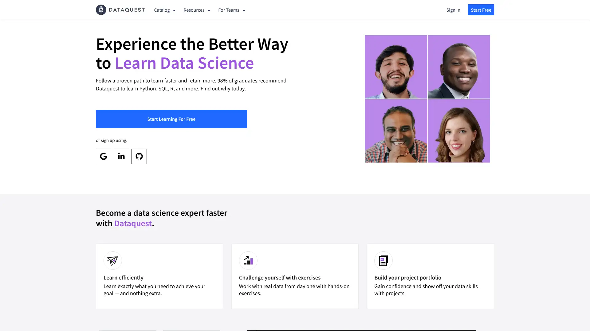 Dataquest screenshot