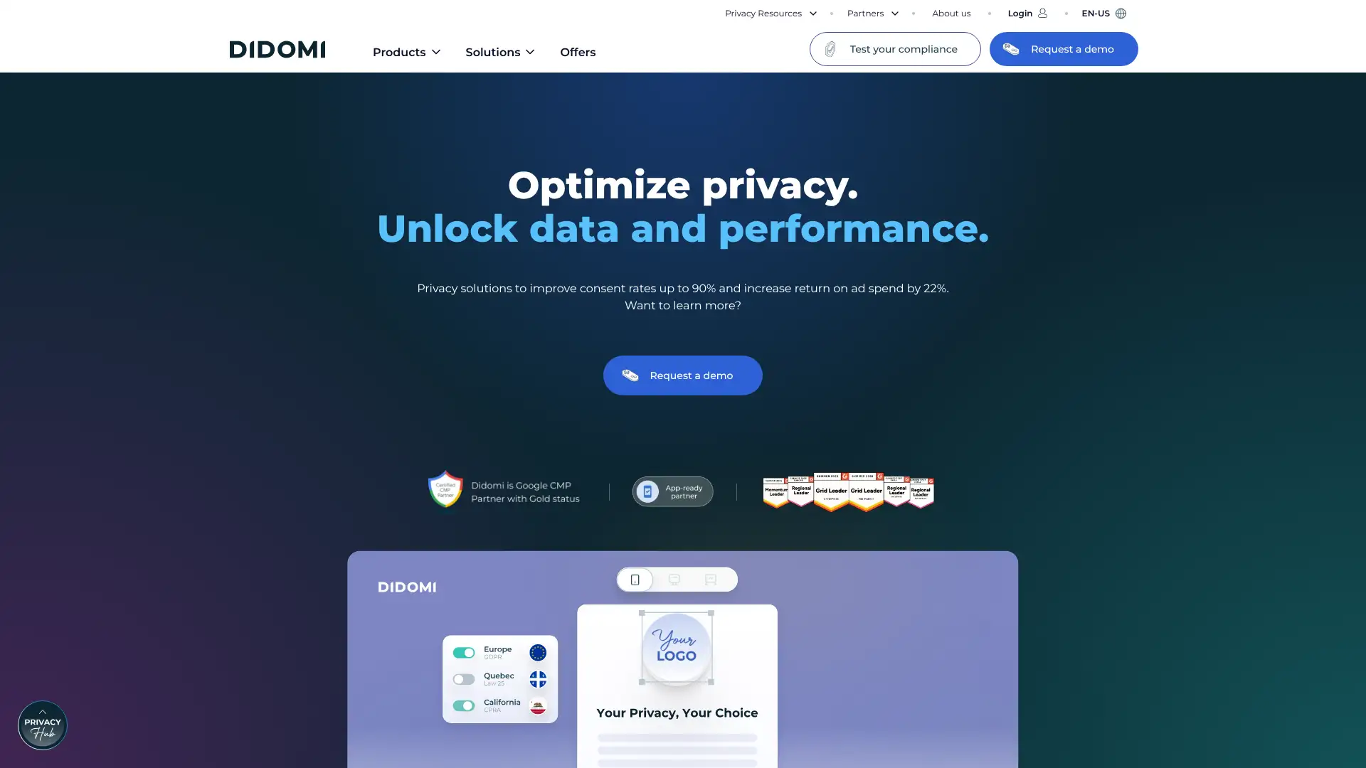 Didomi screenshot