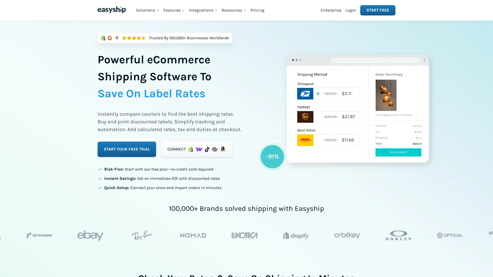 Easyship screenshot