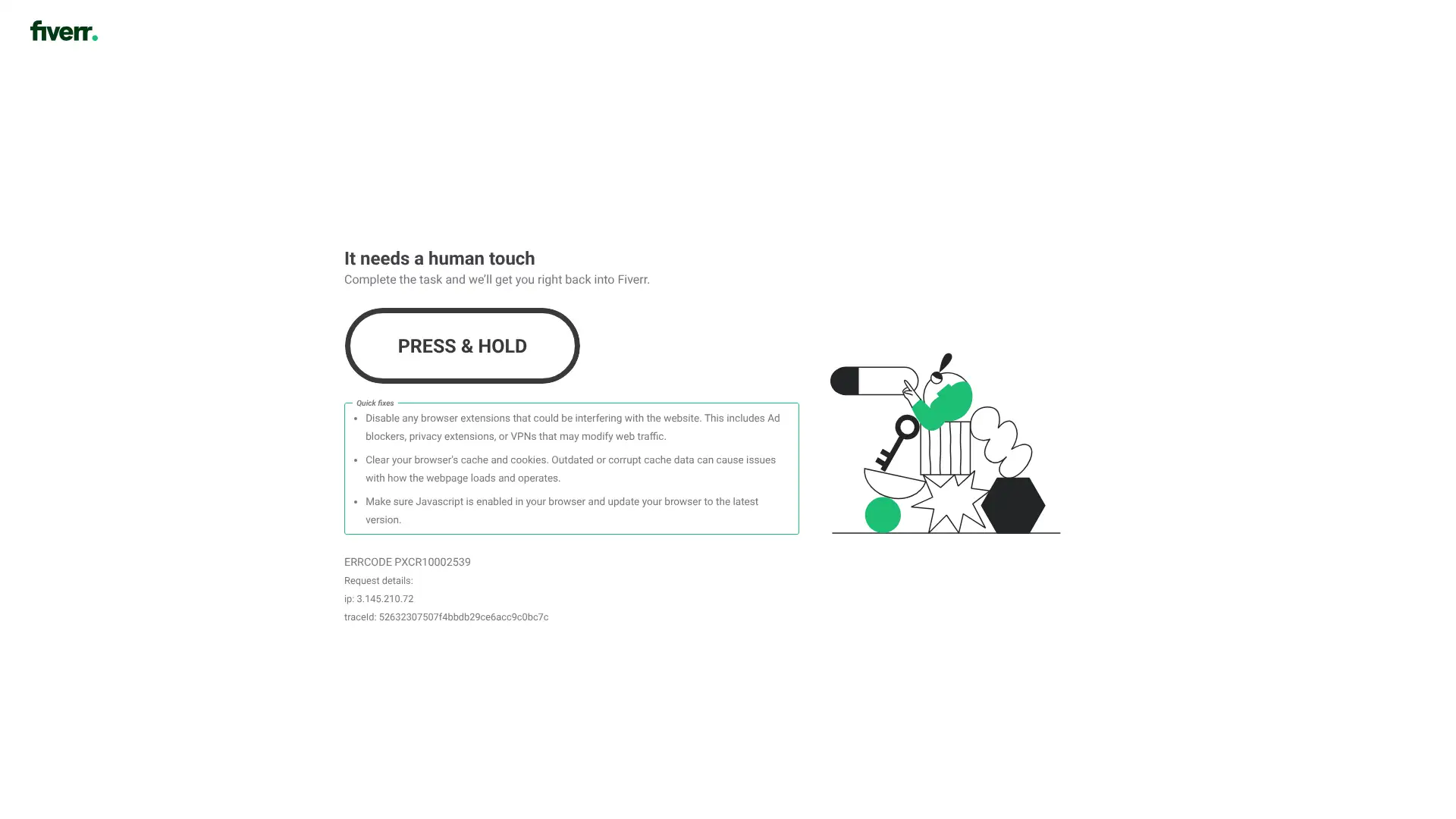 Fiverr (Tutoring) screenshot