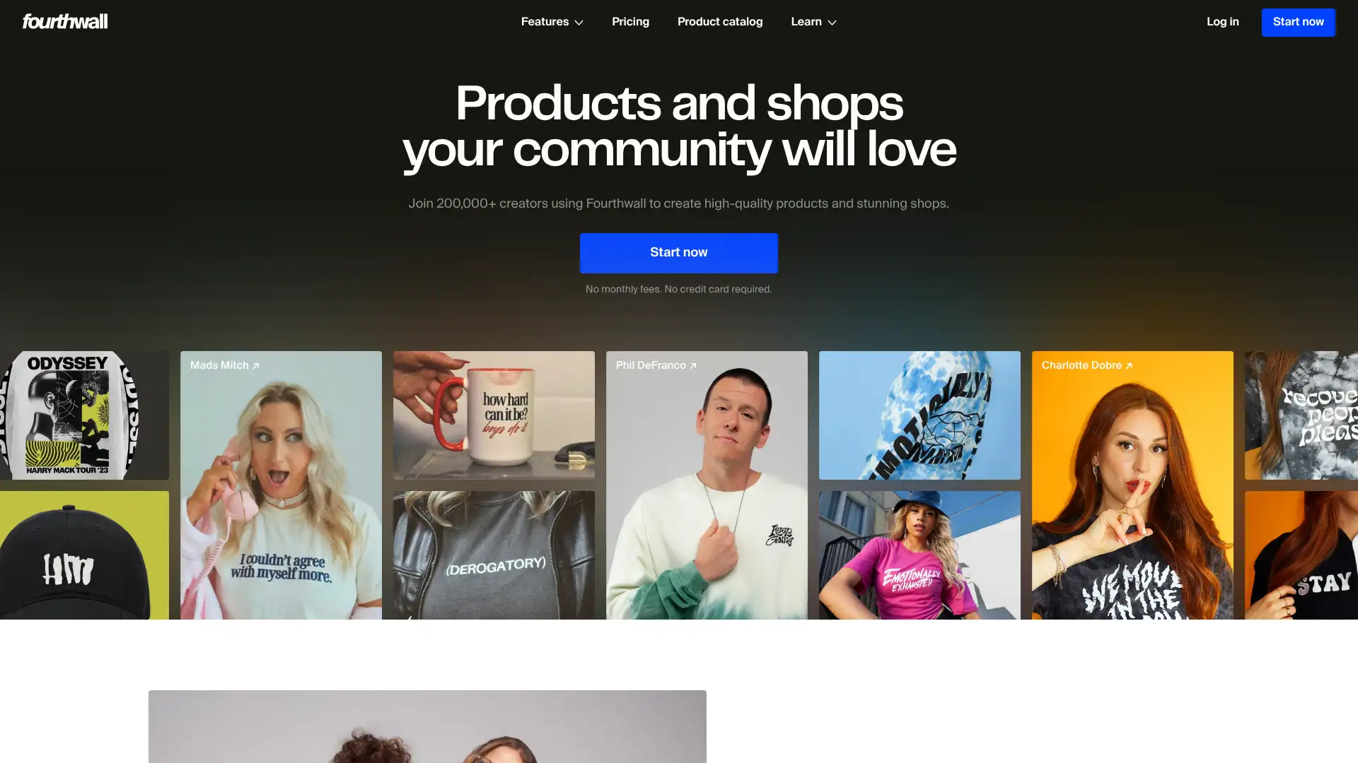 Fourthwall screenshot