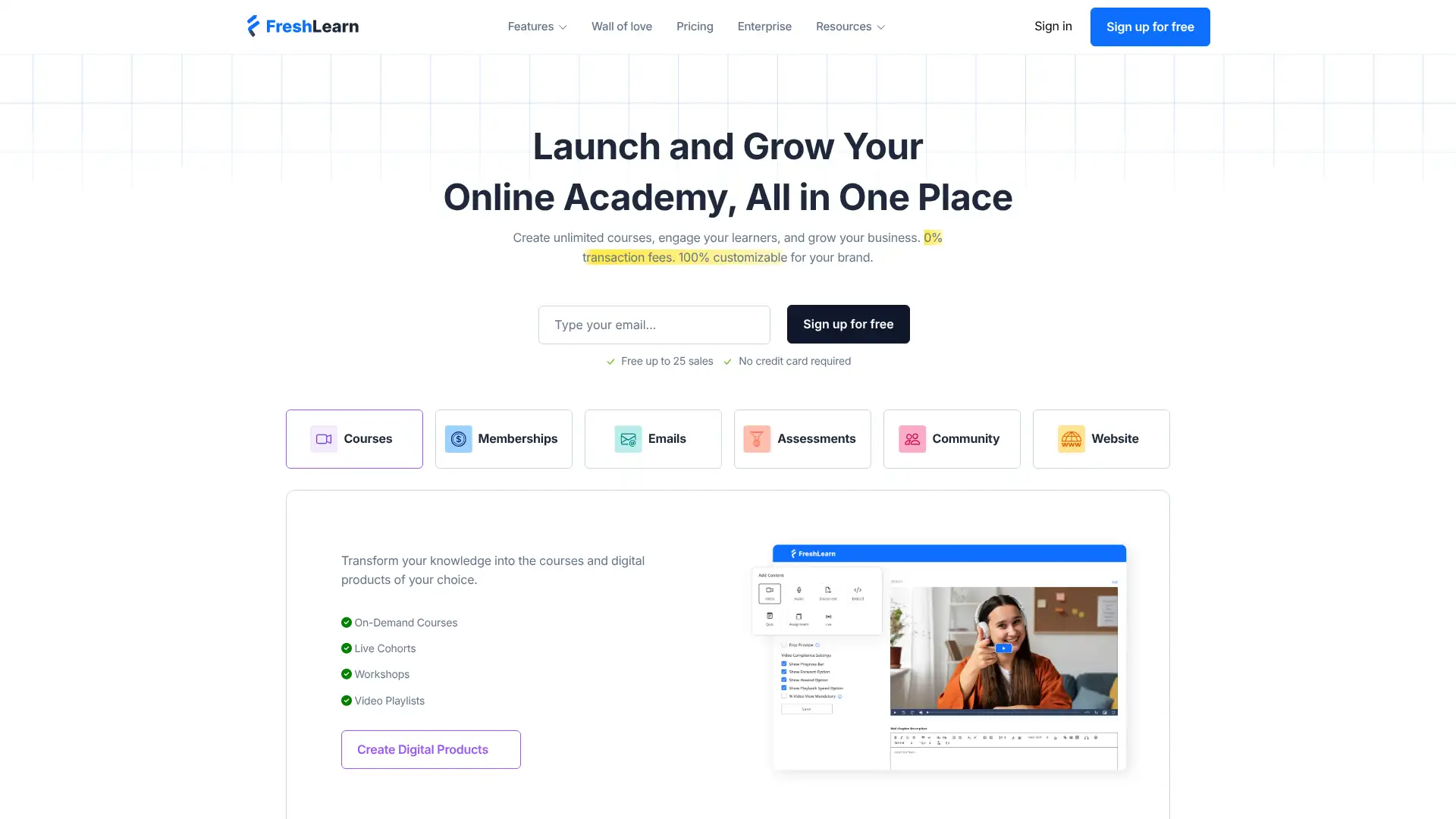 FreshLearn screenshot