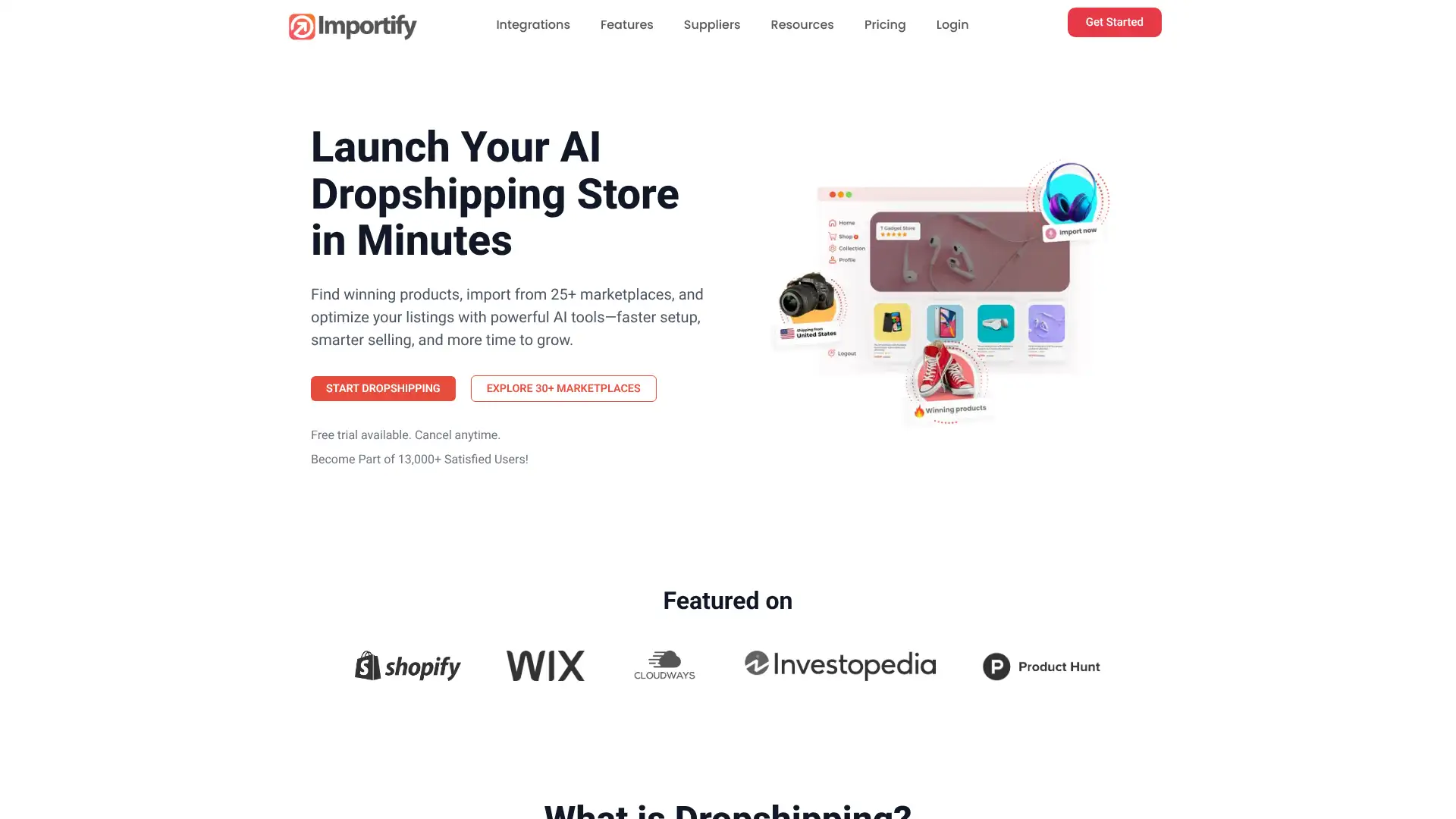 Importify screenshot