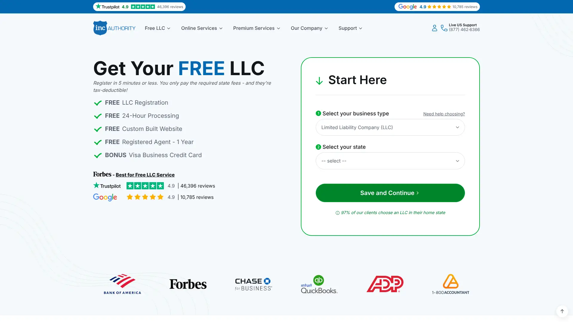 Inc Authority screenshot
