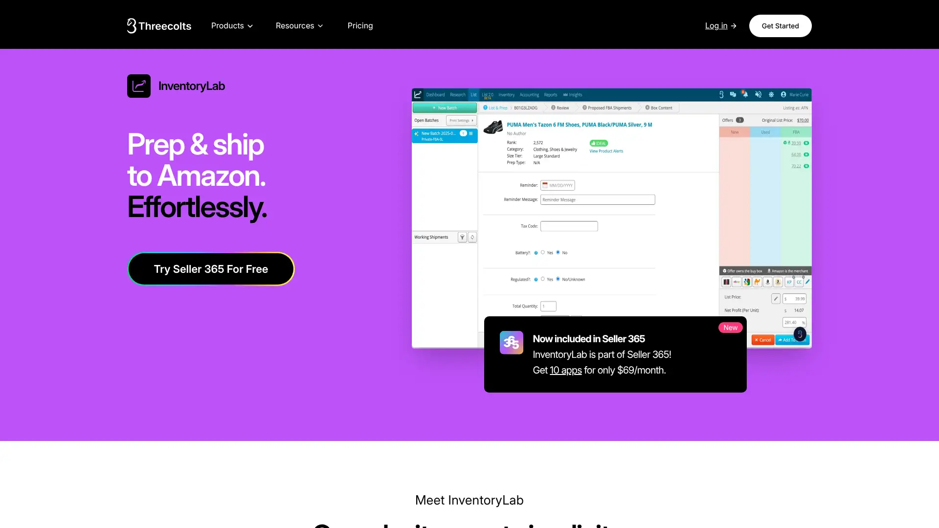 InventoryLab screenshot