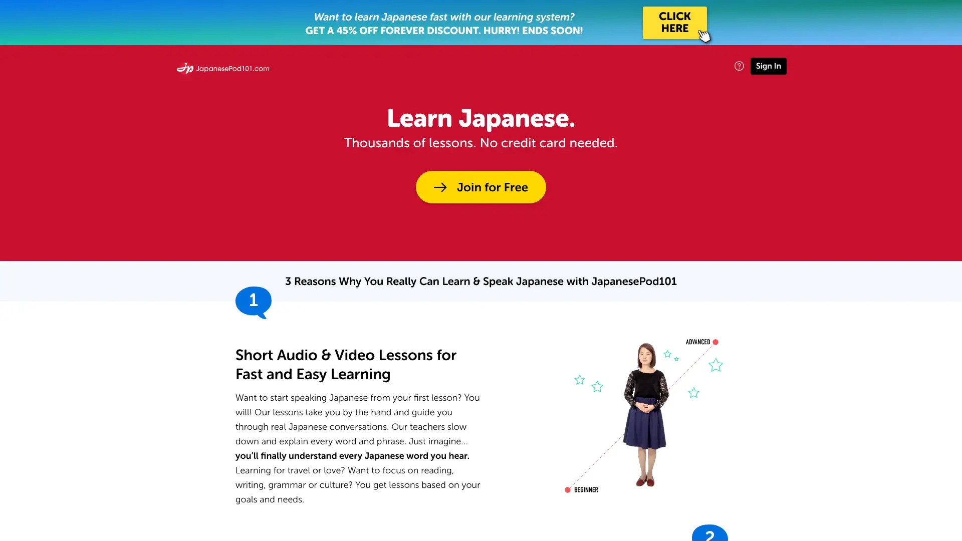 Innovative Language (JapanesePod101) screenshot