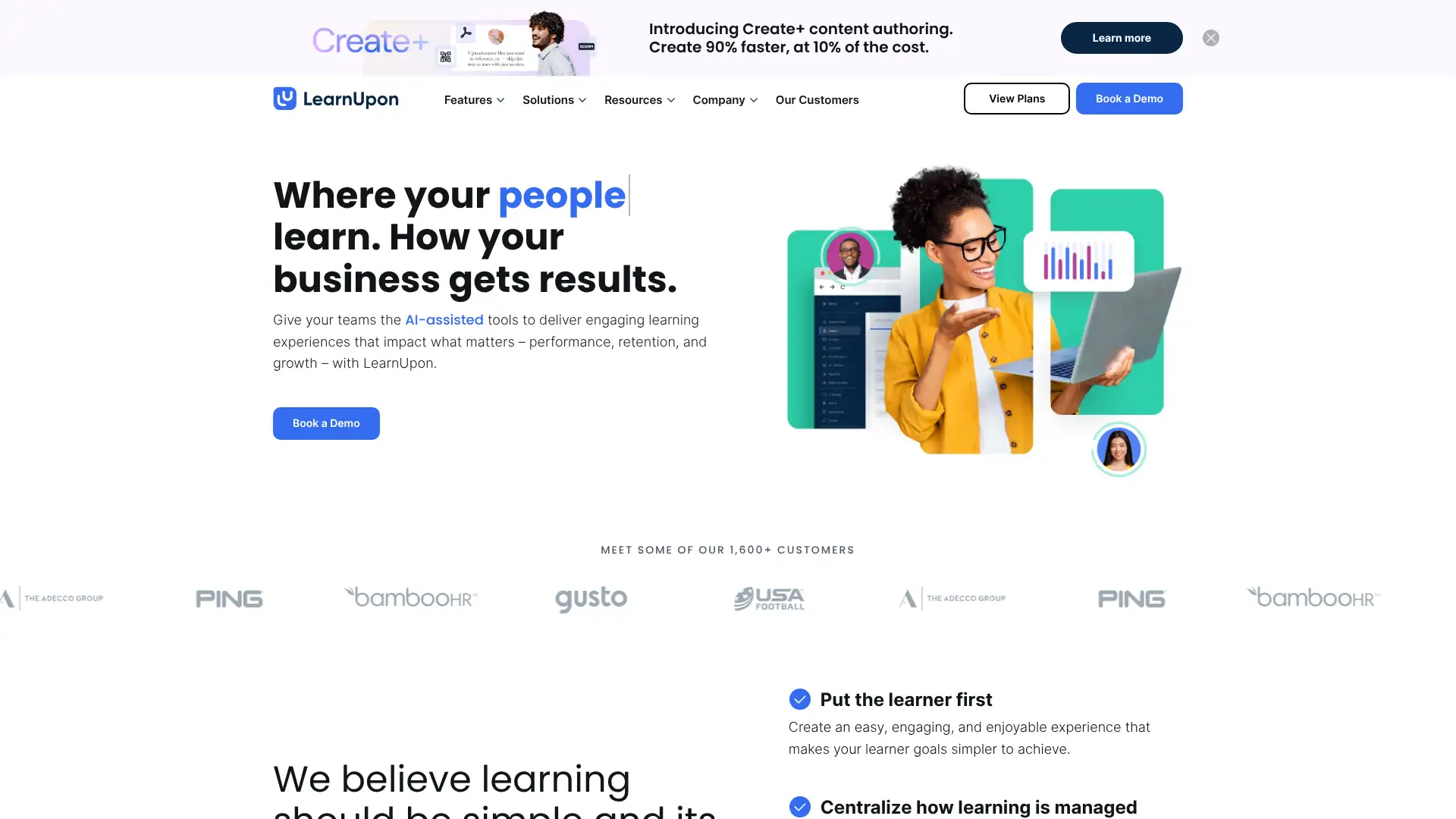 LearnUpon screenshot