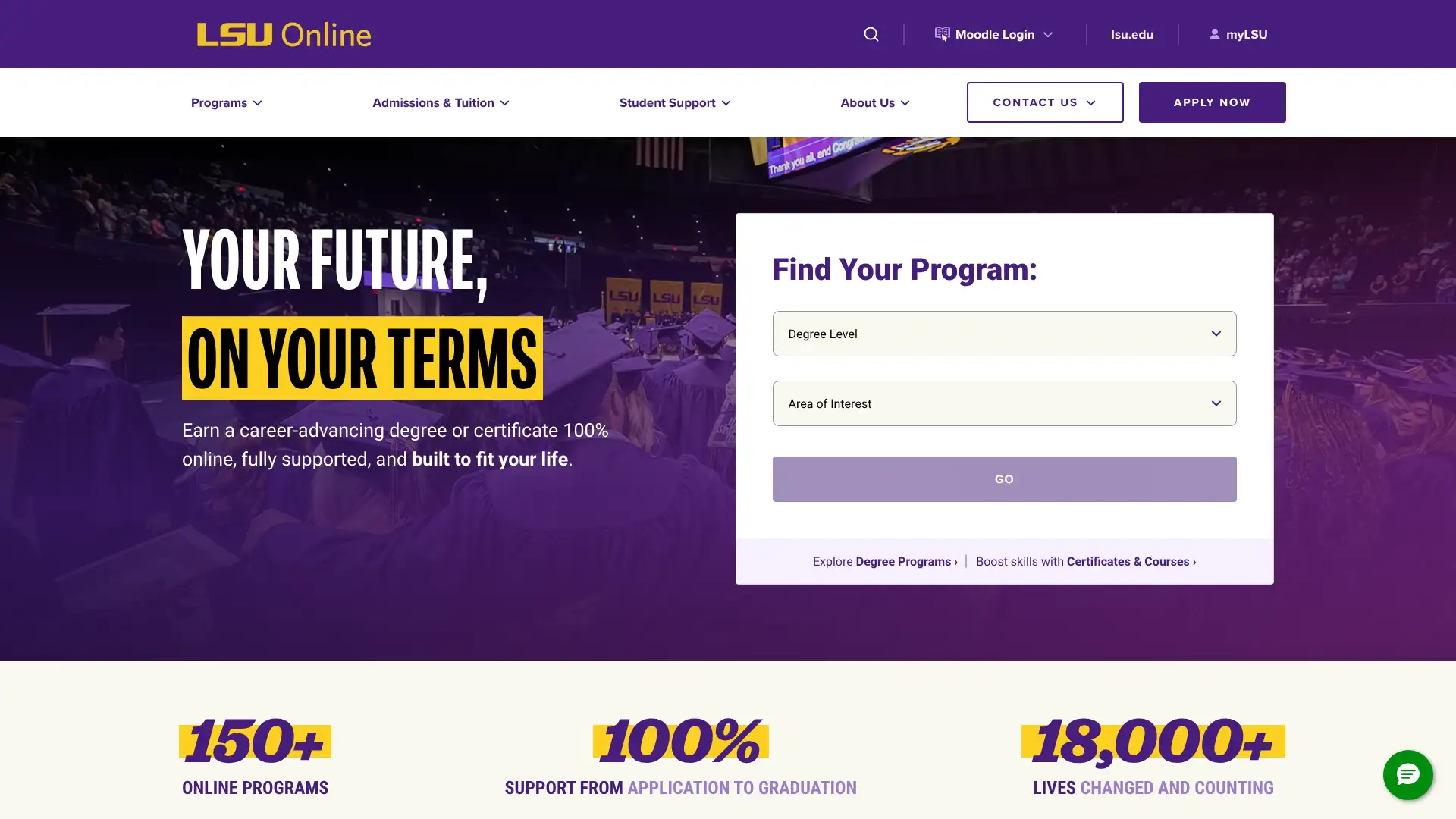 LSU Online (Flores MBA) screenshot