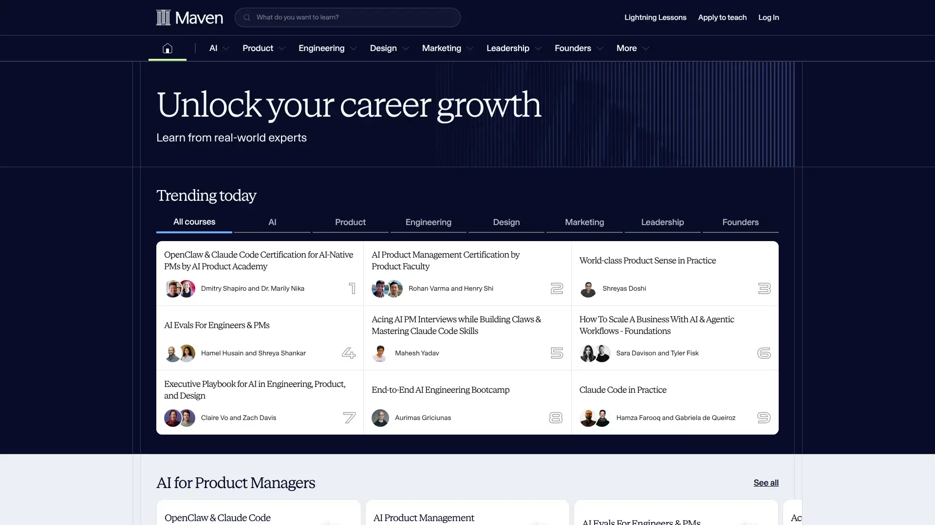 Maven screenshot