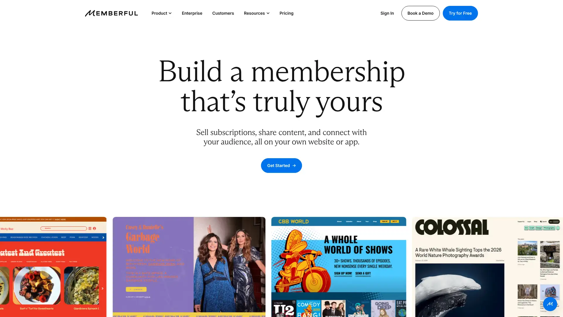 Memberful screenshot