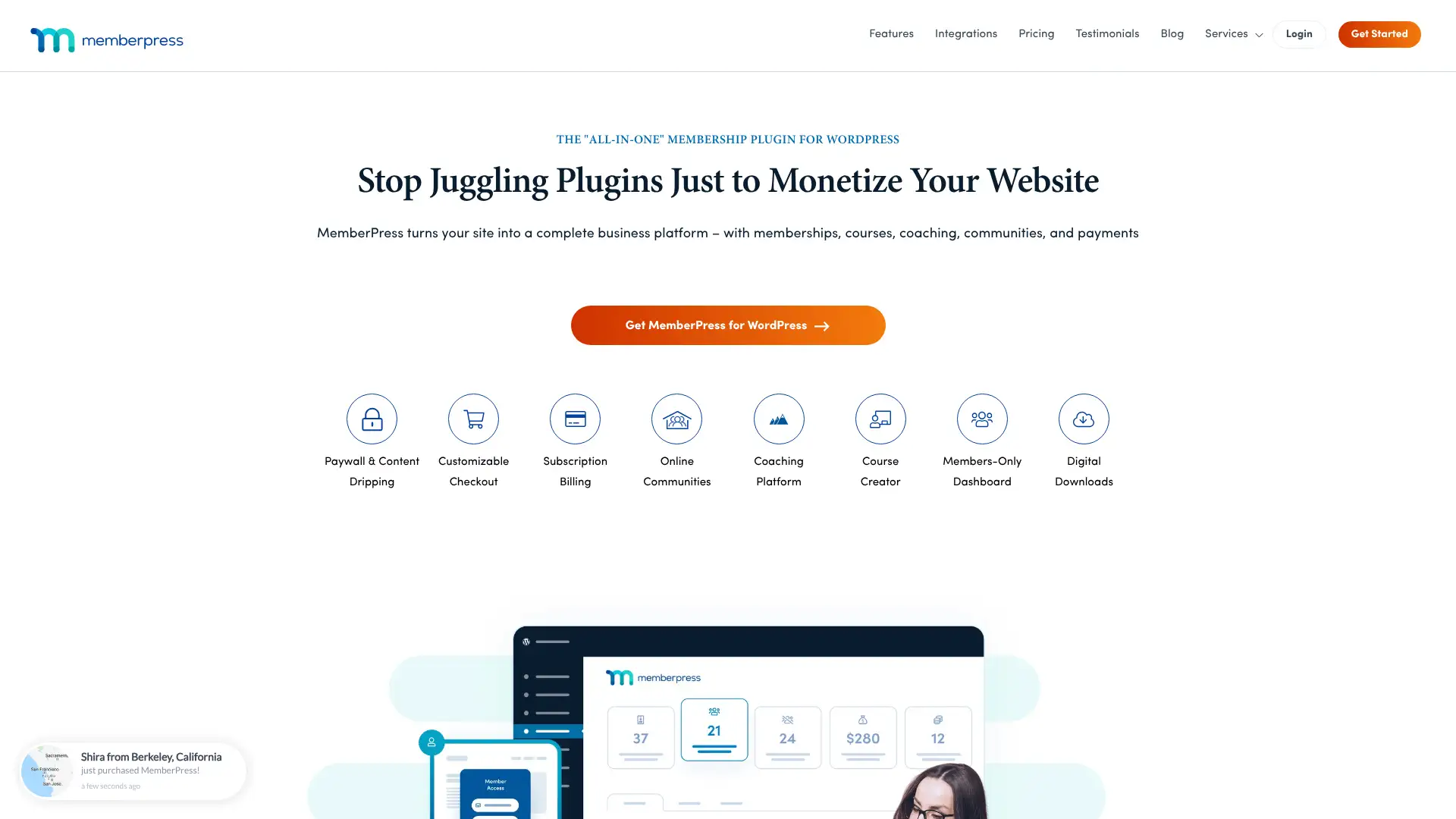 MemberPress screenshot
