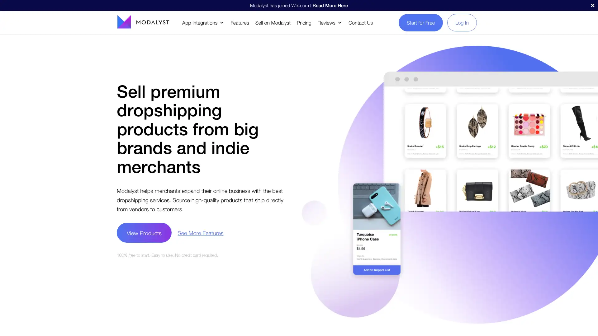 Modalyst screenshot