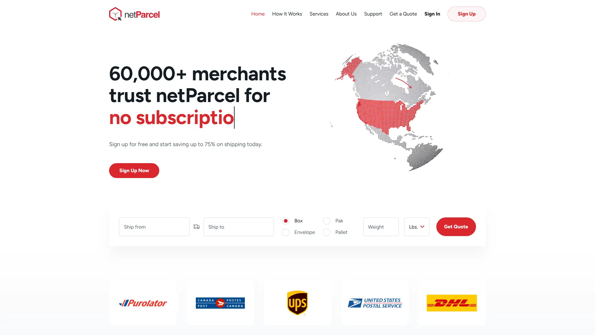 netParcel screenshot