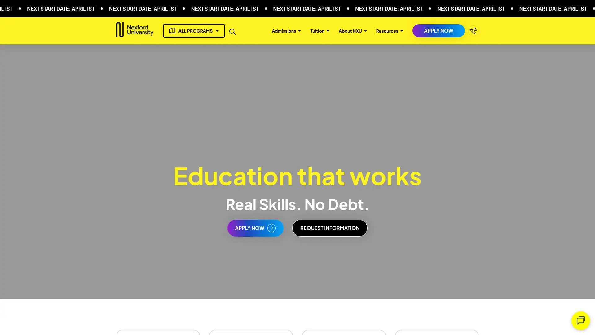 Nexford University screenshot